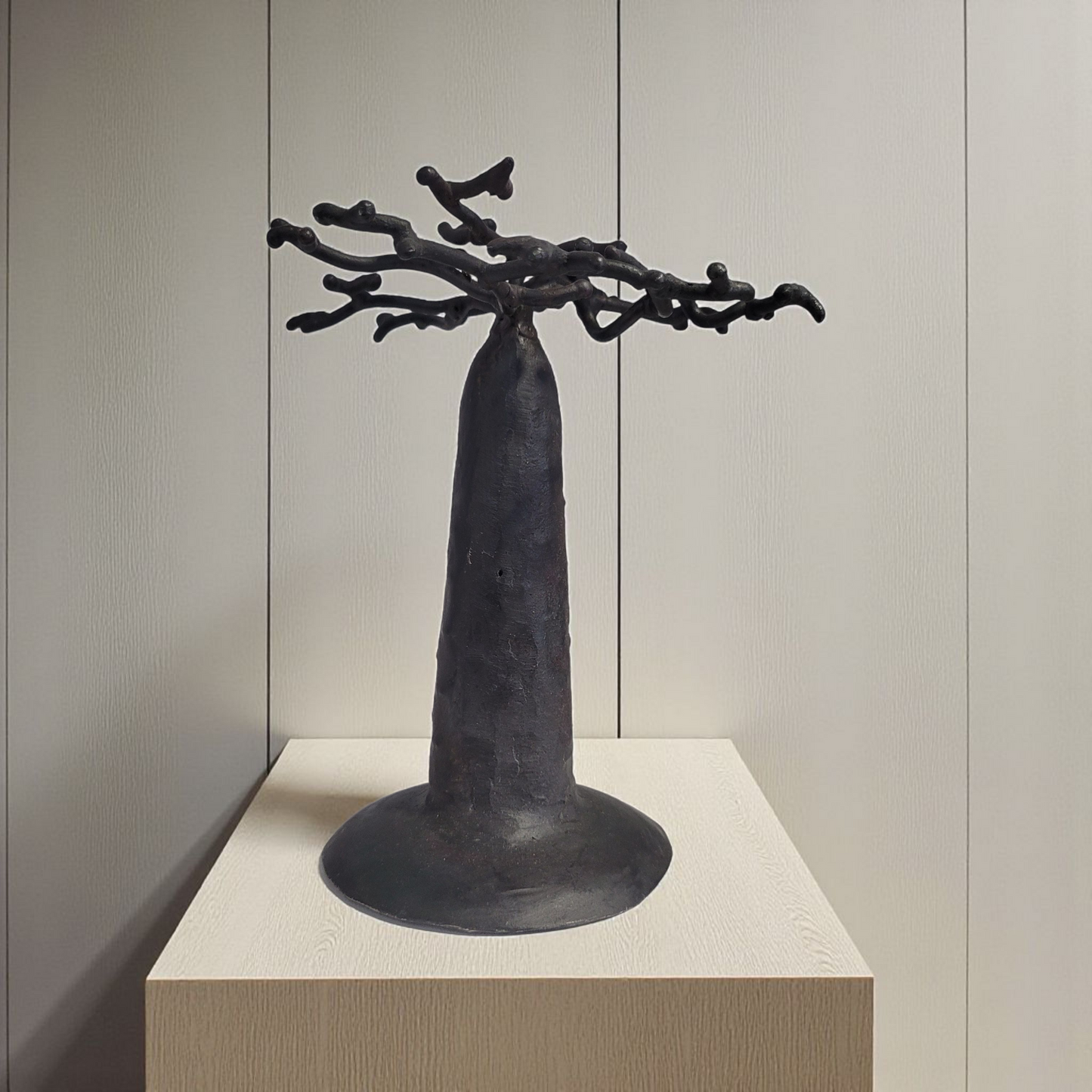 Baobab aus recyceltem Ölfass | Affenbrotbaum | 13-20 cm | Unikate aus Madagaskar