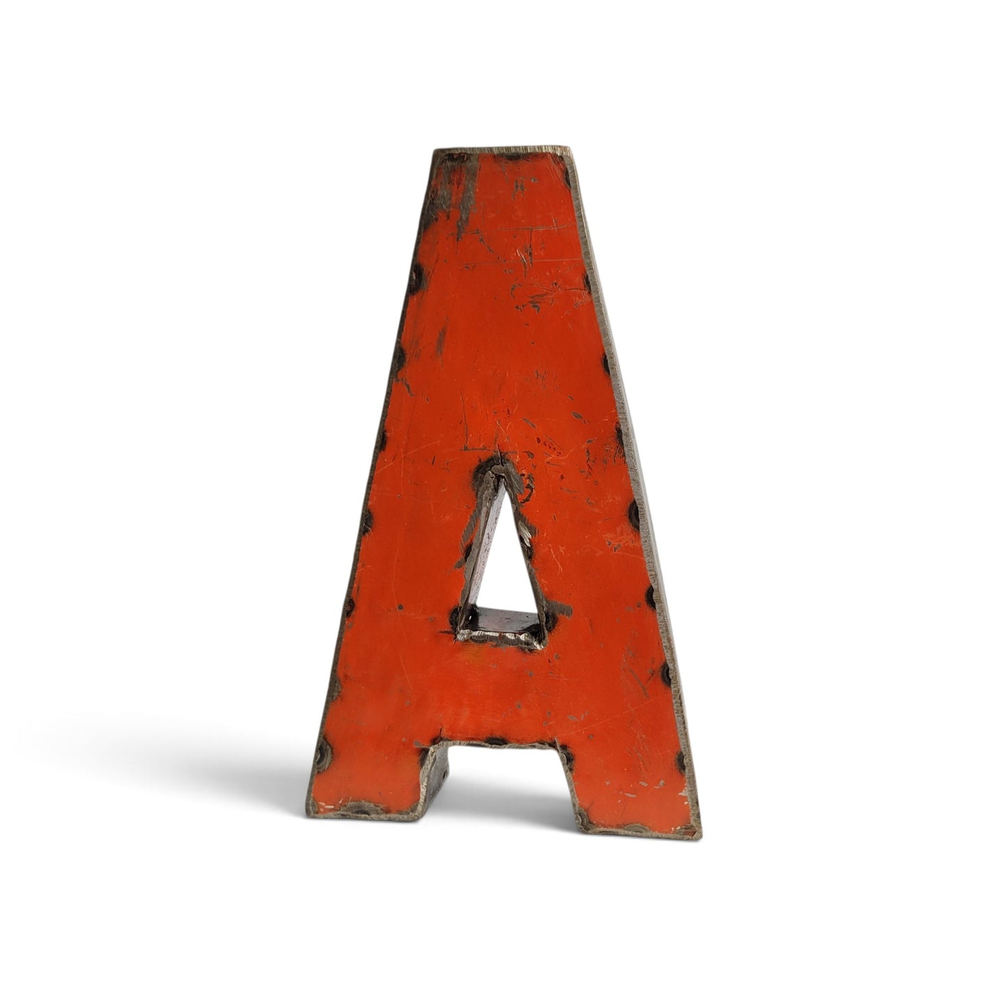 Buchstabe "A" aus recycelten Ölfässern | 22 oder 50 cm | verschiedene Farben