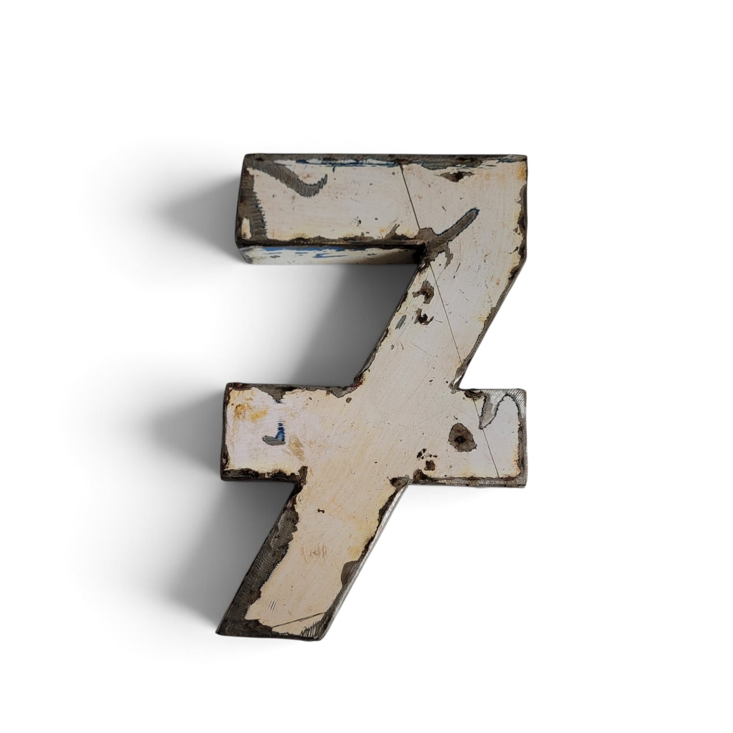 Number "7" made from recycled oil drums | 22 or 50 cm | various colors