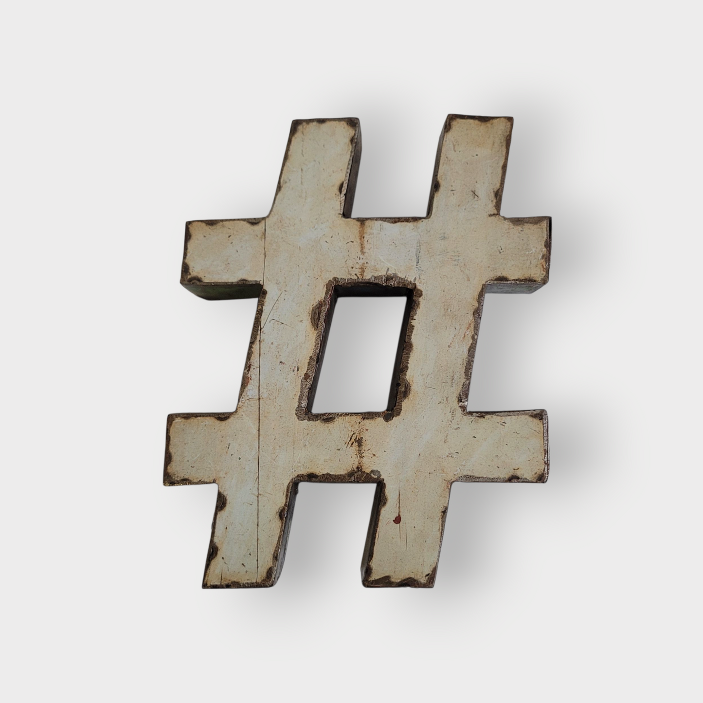 Sonderzeichen Hashtag "#" Raute aus recycelten Ölfässern | 21 oder 35 cm | verschiedene Farben