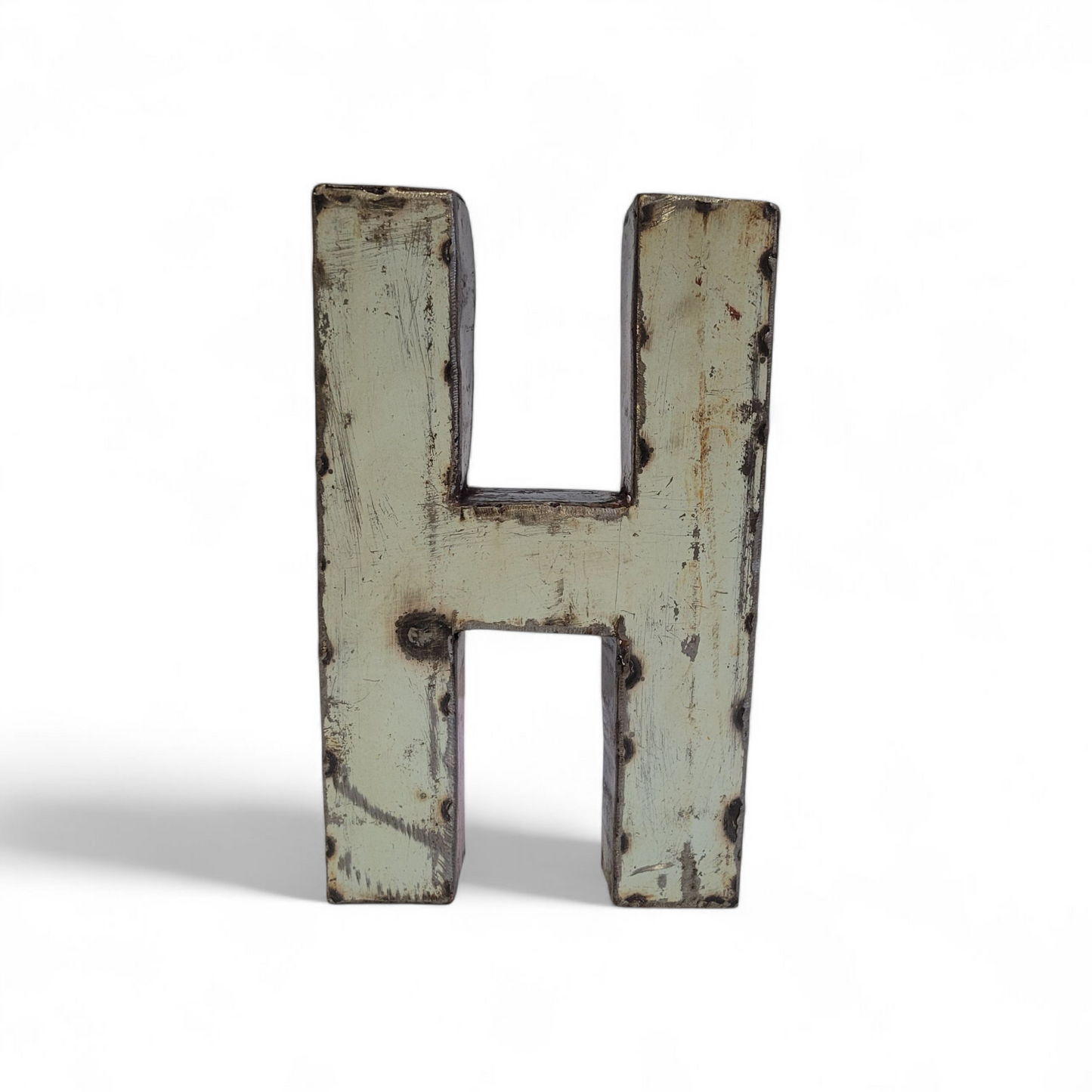 Buchstabe "H" aus recycelten Ölfässern | 22 oder 50 cm | verschiedene Farben