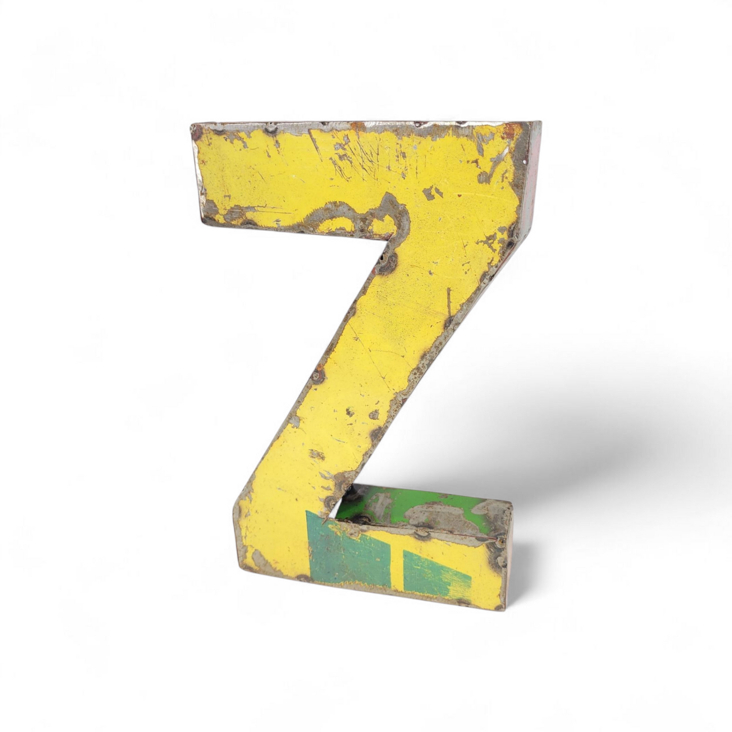 Letter "Z" made from recycled oil drums | 22 or 50 cm | various colours
