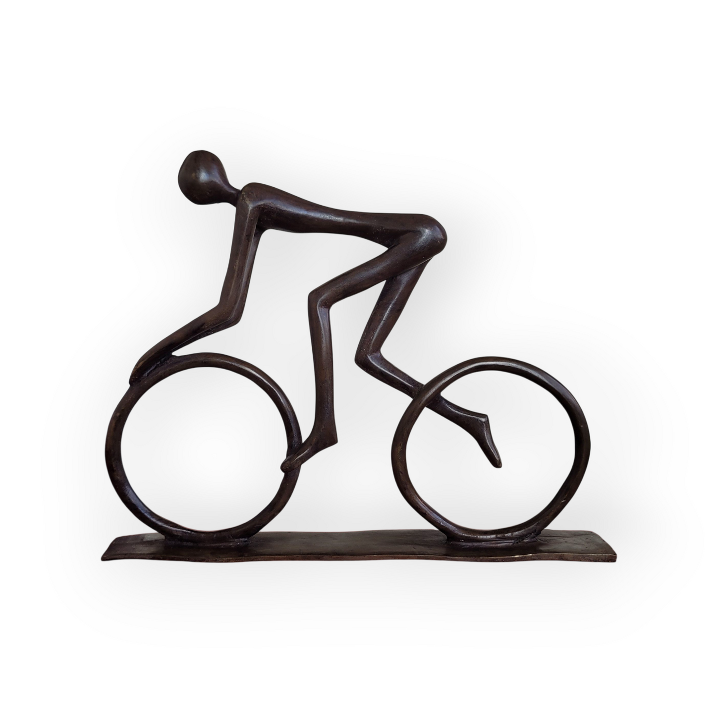 Bronze-Skulptur "Homme vélo" | by Patrice Balma (2025) | Einzelstücke