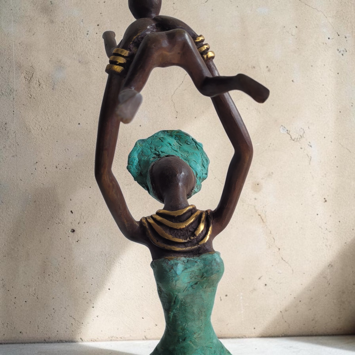 Bronze-Skulptur "Flying Baby" by Karim Sana | 50 cm
