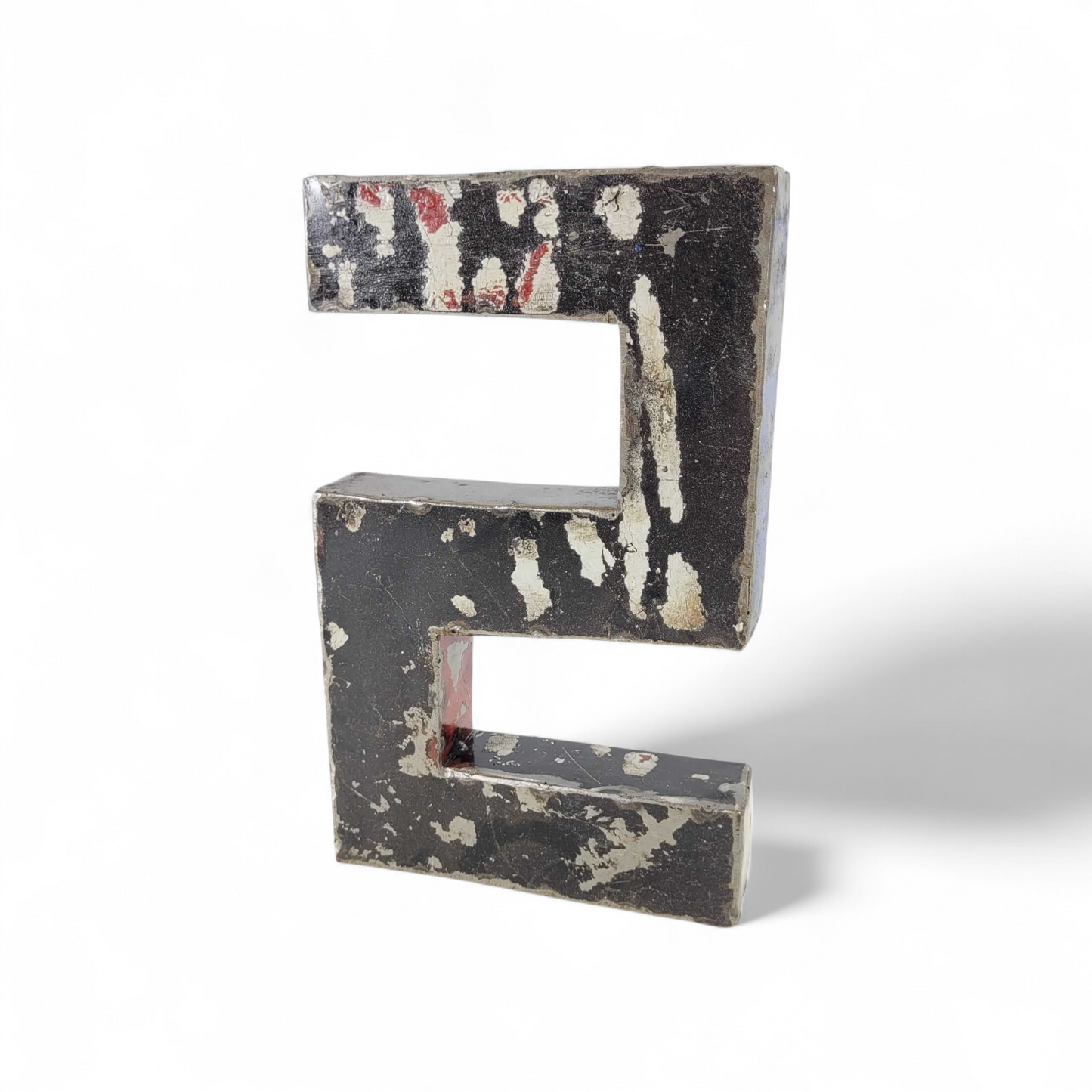 Zahl Ziffer "2" Zwei aus recycelten Ölfässern | 22 oder 50 cm | verschiedene Farben