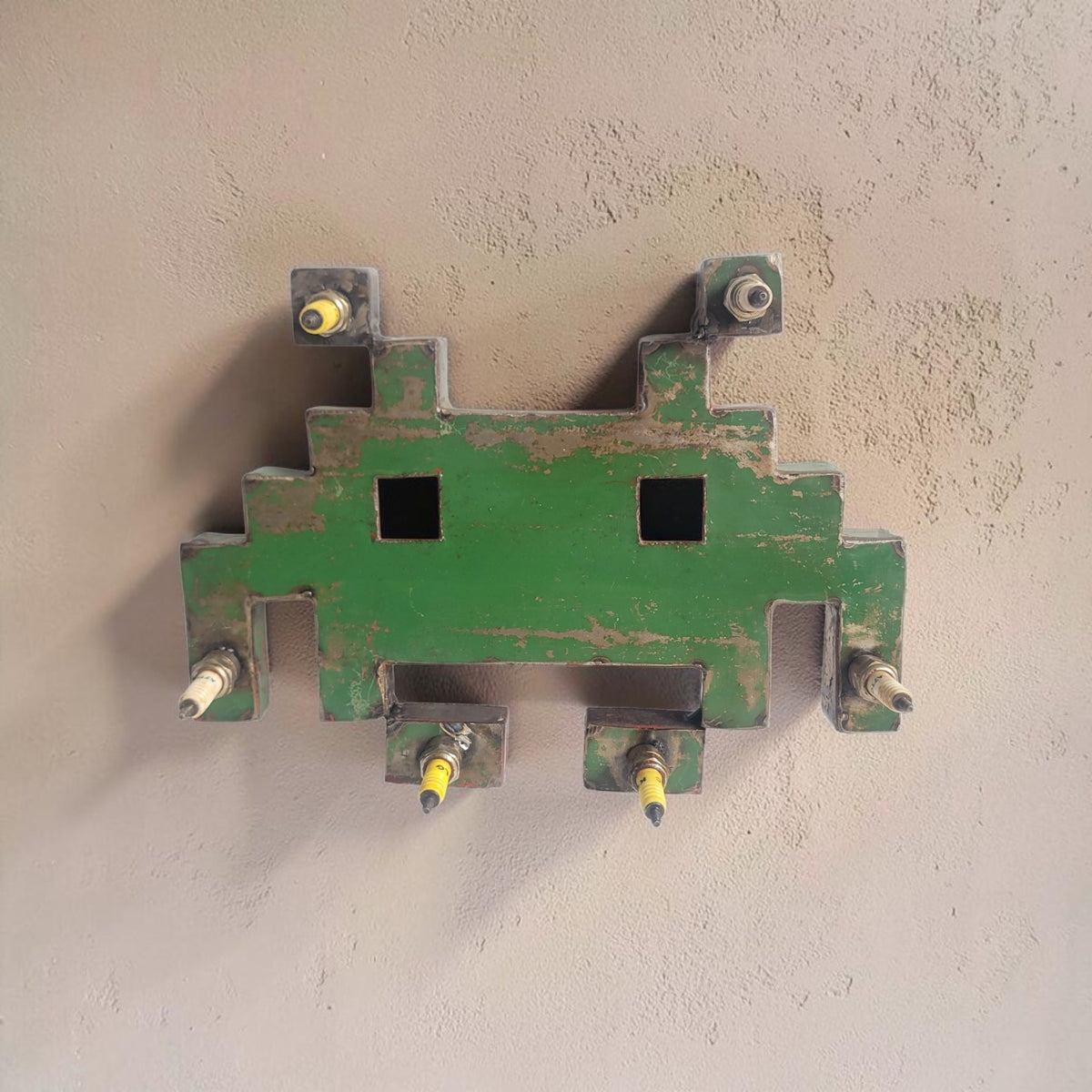 Space Invader | Upcycling-Schlüsselanhänger