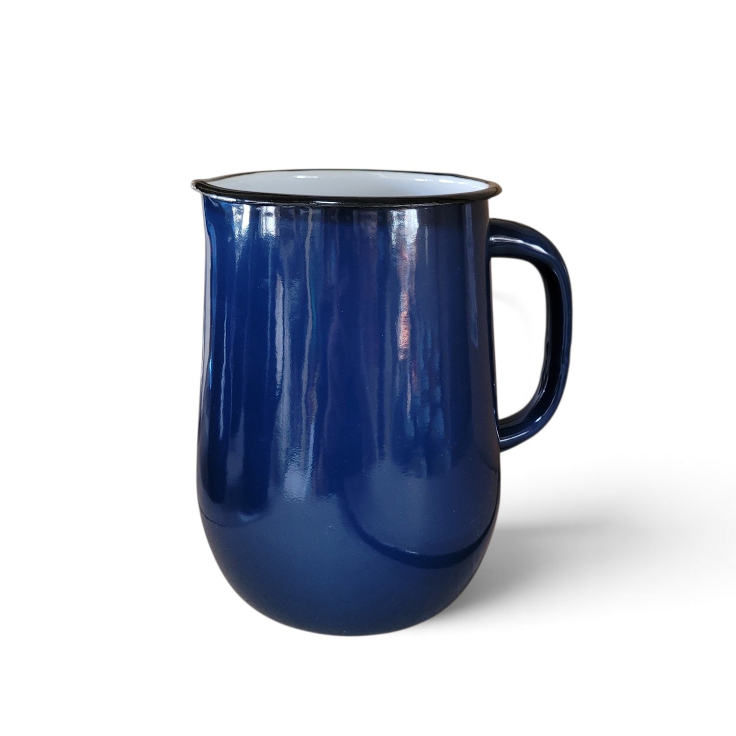Carafe en émail d'Ukraine | Vintage | Commerce équitable pour la paix