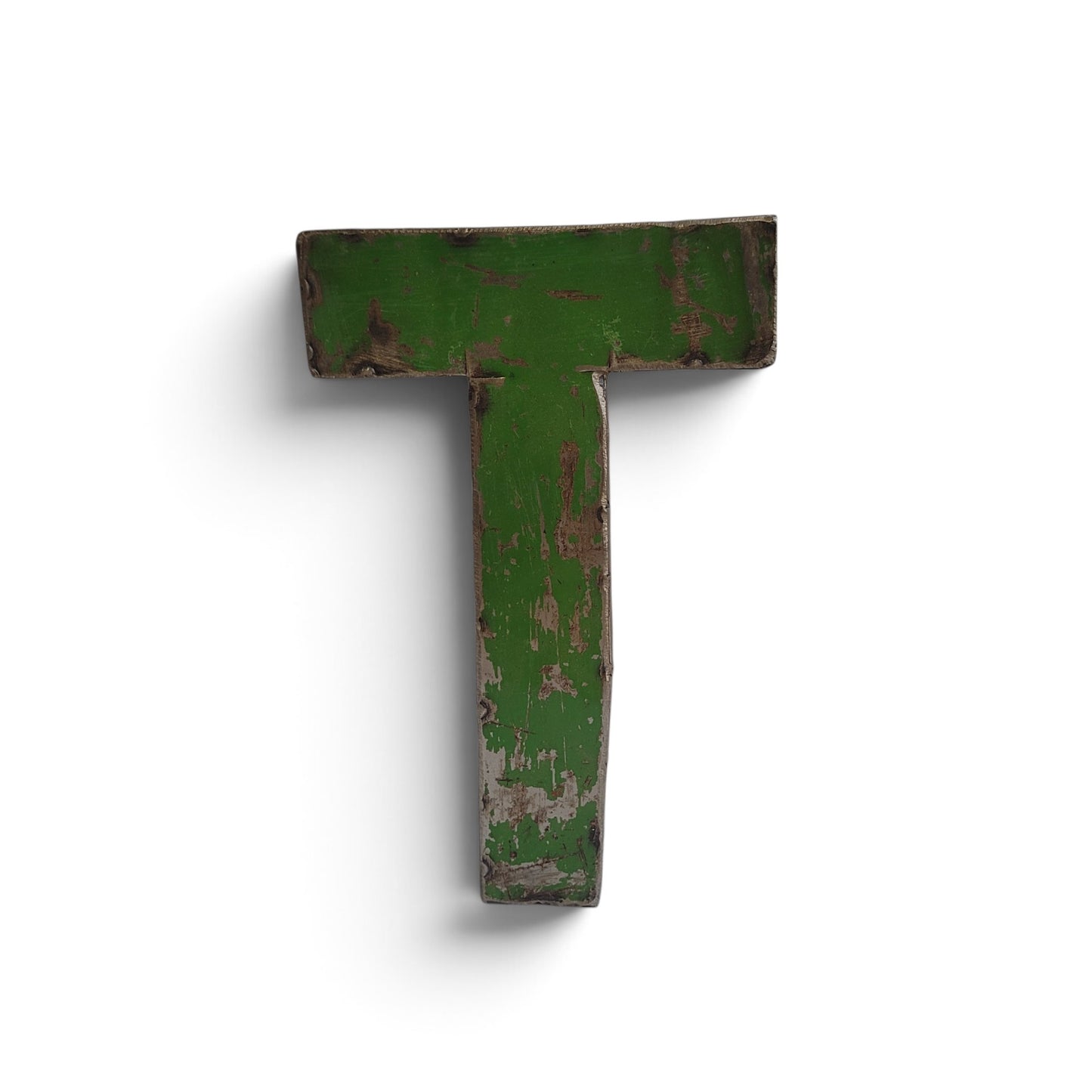Buchstabe "T" aus recycelten Ölfässern | 22 oder 50 cm | verschiedene Farben