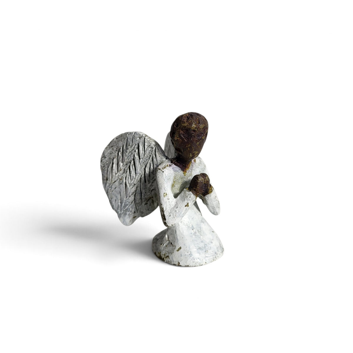 "Petit ange" by Hamidou | Small angel made of bronze | Unique piece from Burkina Faso