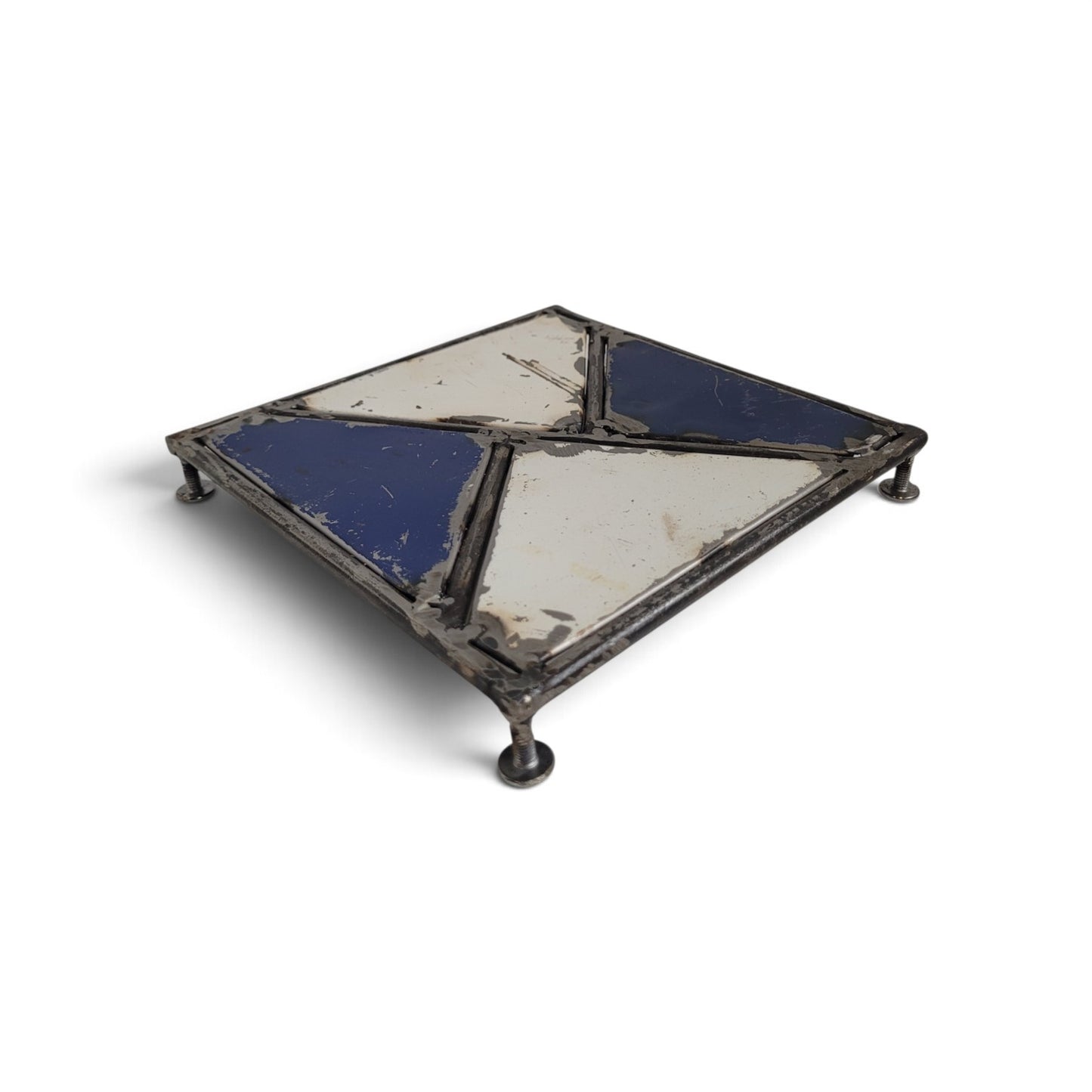 Coaster "Mosaïque" by Petit Pascal | Upcycling of old oil drums