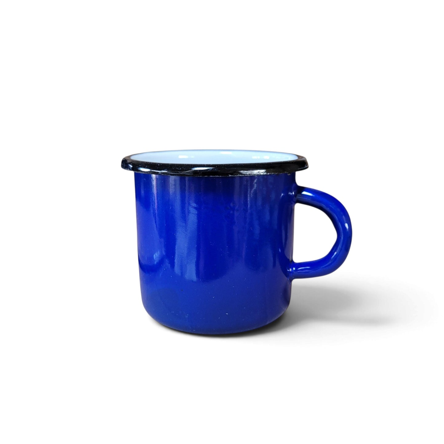 Tasse en émail d'Ukraine | Vintage | Commerce équitable pour la paix