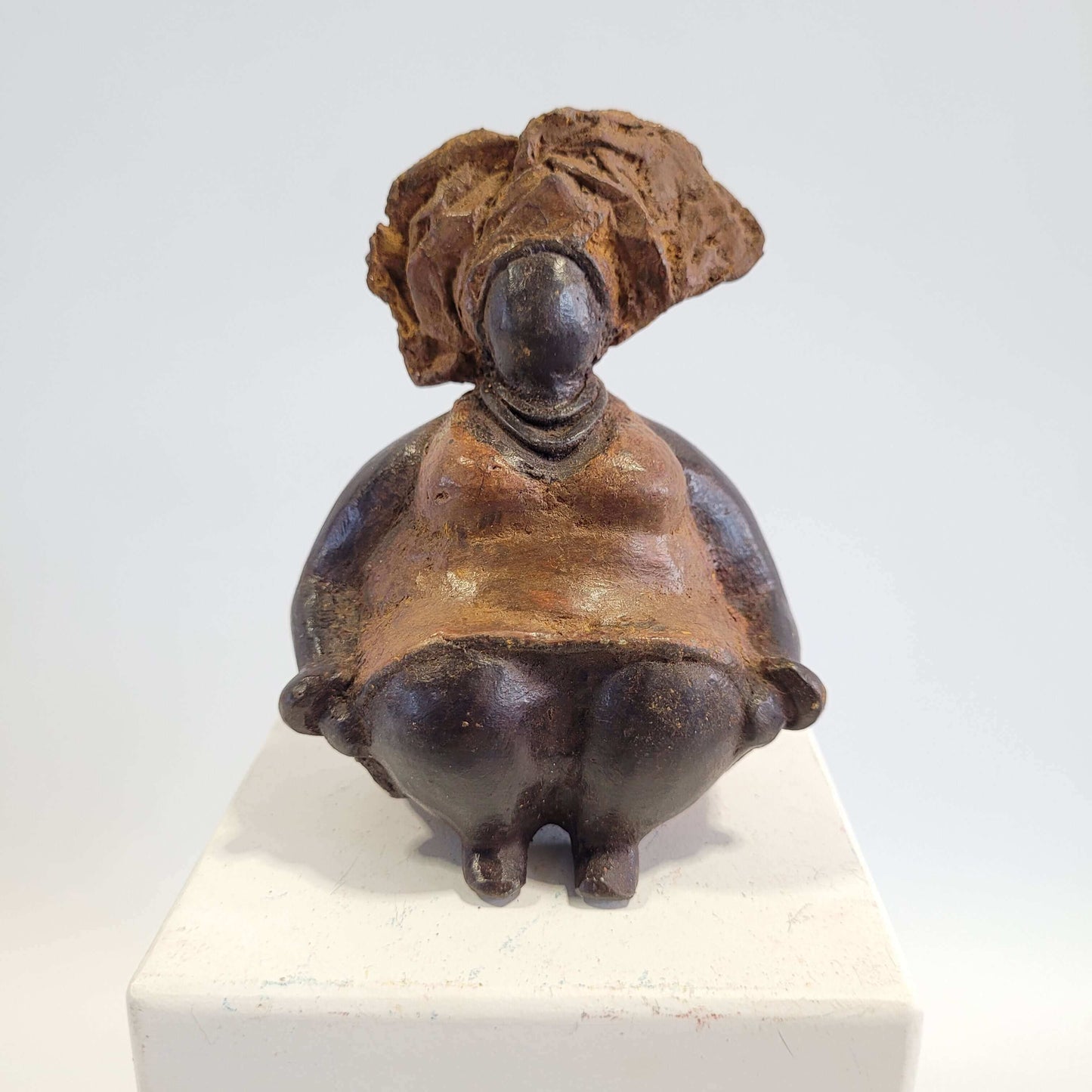 Bronze-Skulptur "Bobaraba Henriette" by Hamidou Ouedraogo | 11cm 500g | Unikat