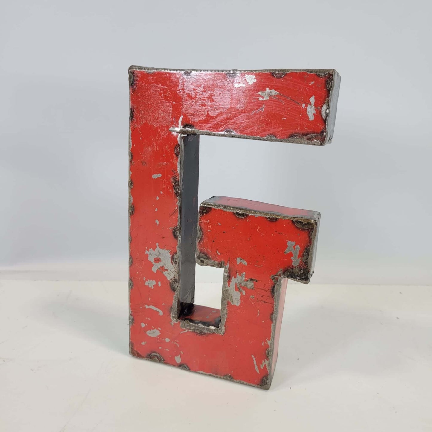 Buchstabe "G" aus recycelten Ölfässern | 22 oder 50 cm | verschiedene Farben