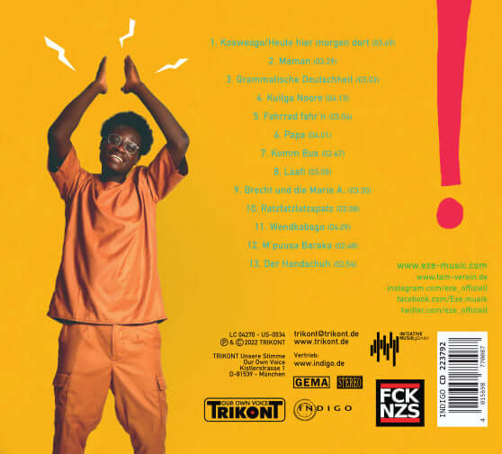 Ezé Wendtoin - Heute HIER morgen DEUTSCH (2022) | Vinyl / CD inkl. Download