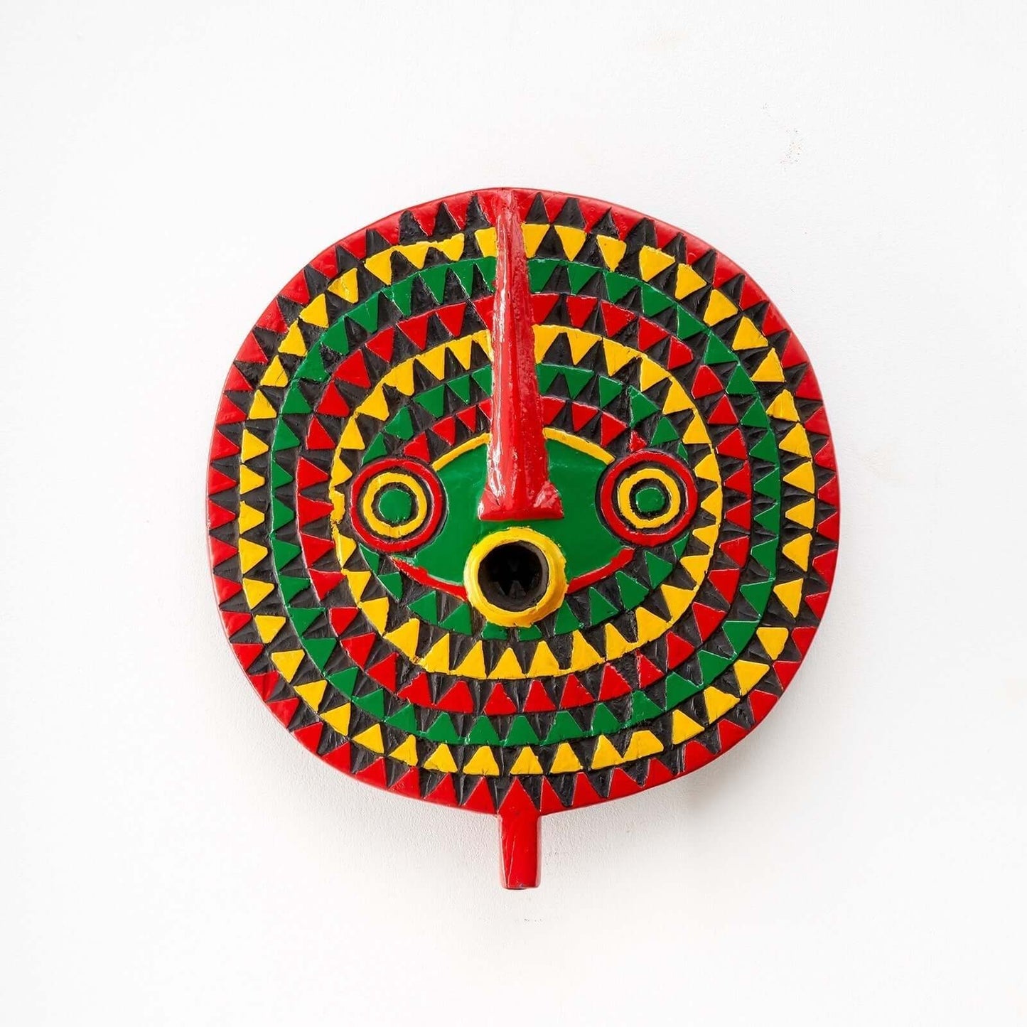 Wanddekoration "Masque solaire" Sonnenmaske aus Burkina Faso | Größe XL (Ø ab 59cm) | verschiedene Farben