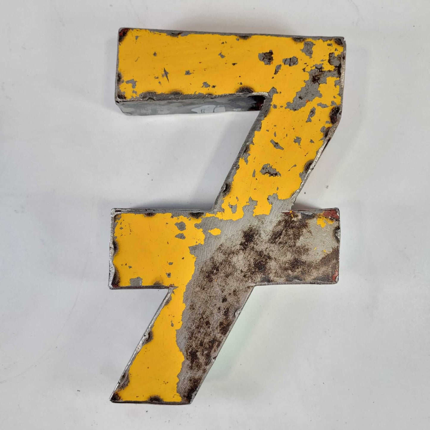Number "7" made from recycled oil drums | 22 or 50 cm | various colors