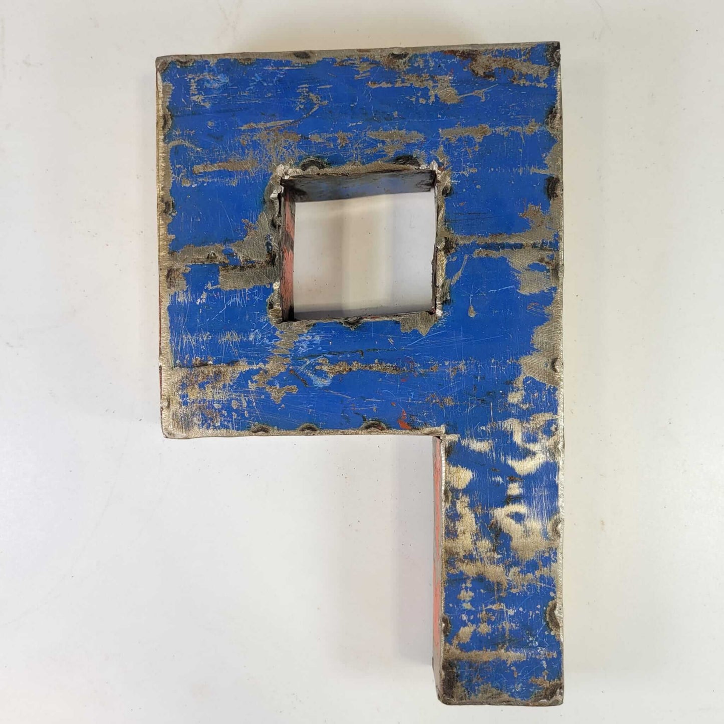 Number "9" made from recycled oil drums | 22 or 50 cm | various colors