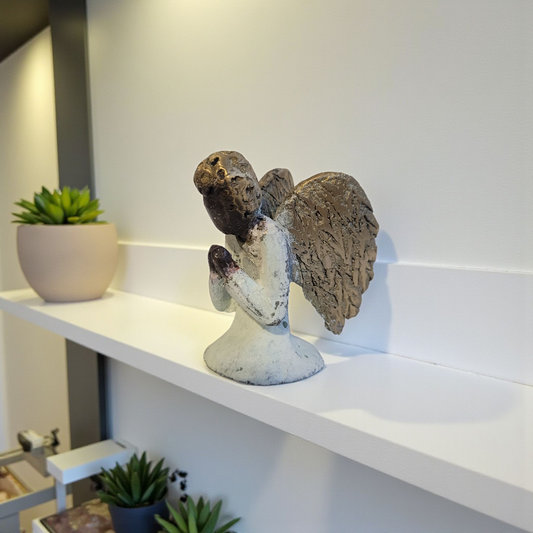 "Petit ange" von Hamidou | Kleiner Engel aus Bronze | Unikat aus Burkina Faso