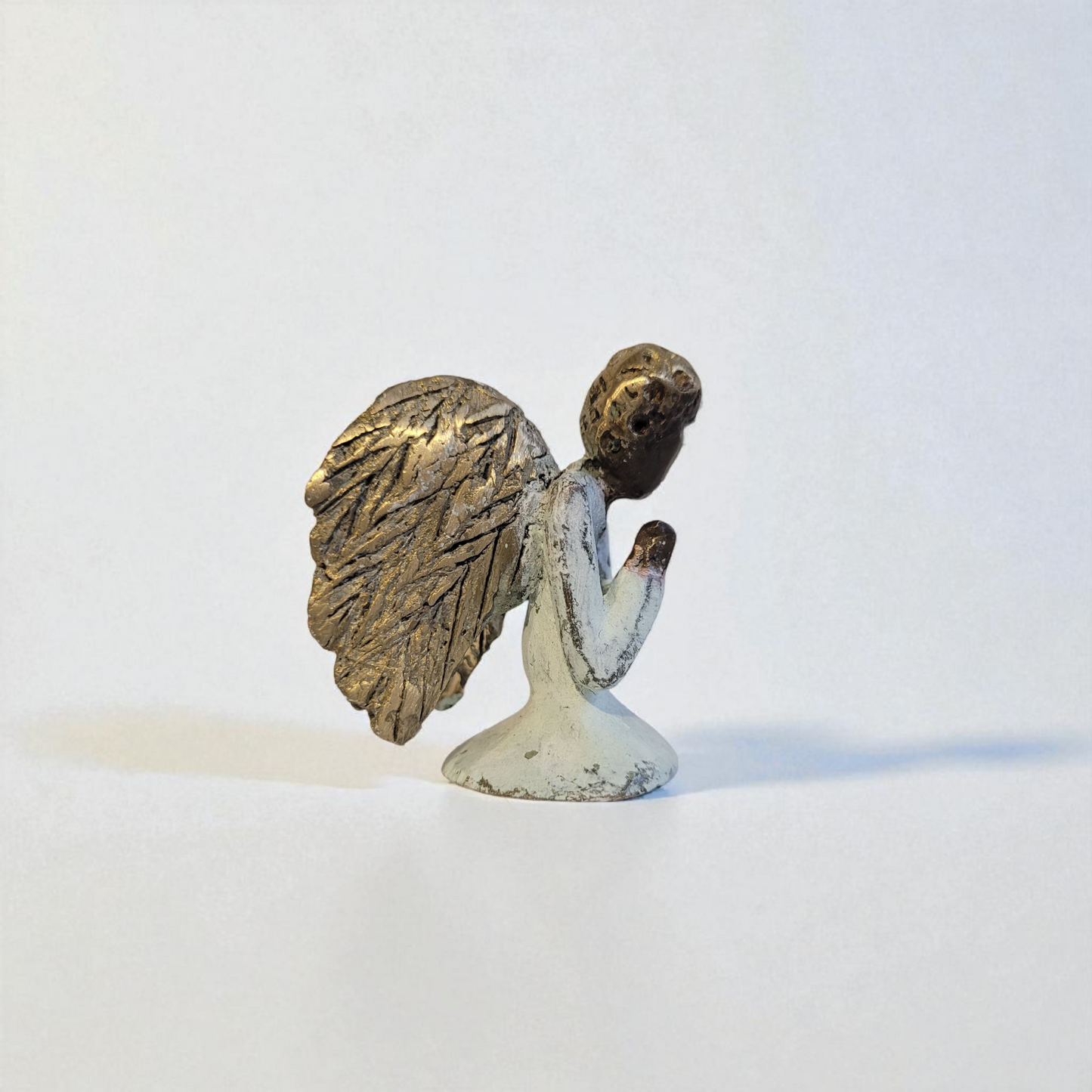 "Petit ange" von Hamidou | Kleiner Engel aus Bronze | Unikat aus Burkina Faso