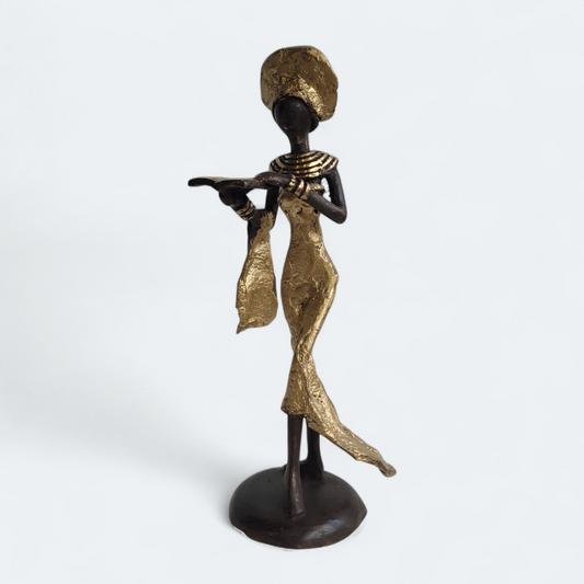 Bronze-Skulptur "Femme avec livre" by Karim | verschiedene Größen und Farben