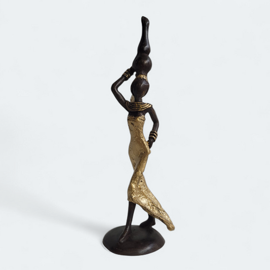 Bronze-Skulptur "Femme avec vase" by Karim Sana | verschiedene Größen und Farben