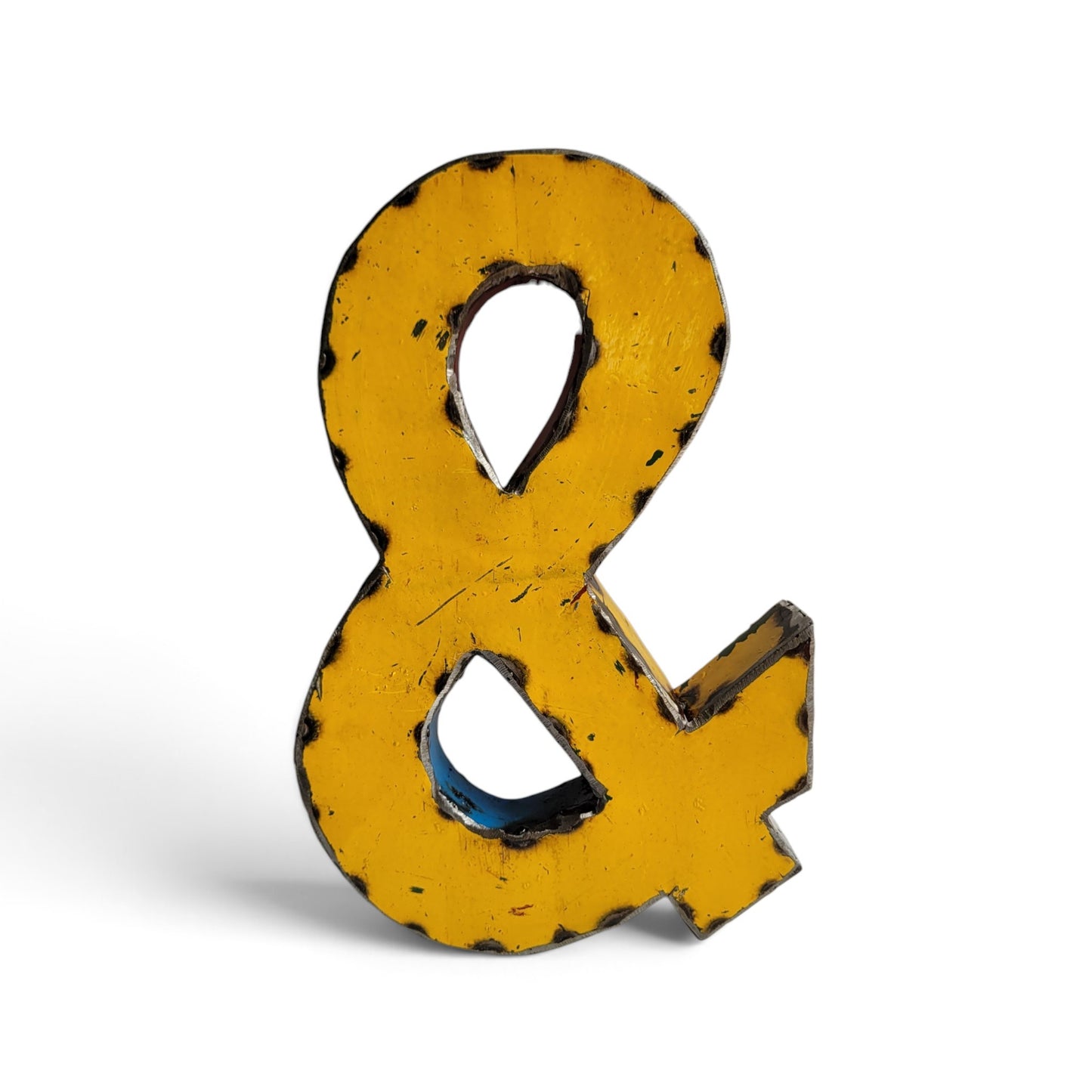 Sonderzeichen "&" Ampersand aus recycelten Ölfässern | 23 oder 50 cm | verschiedene Farben