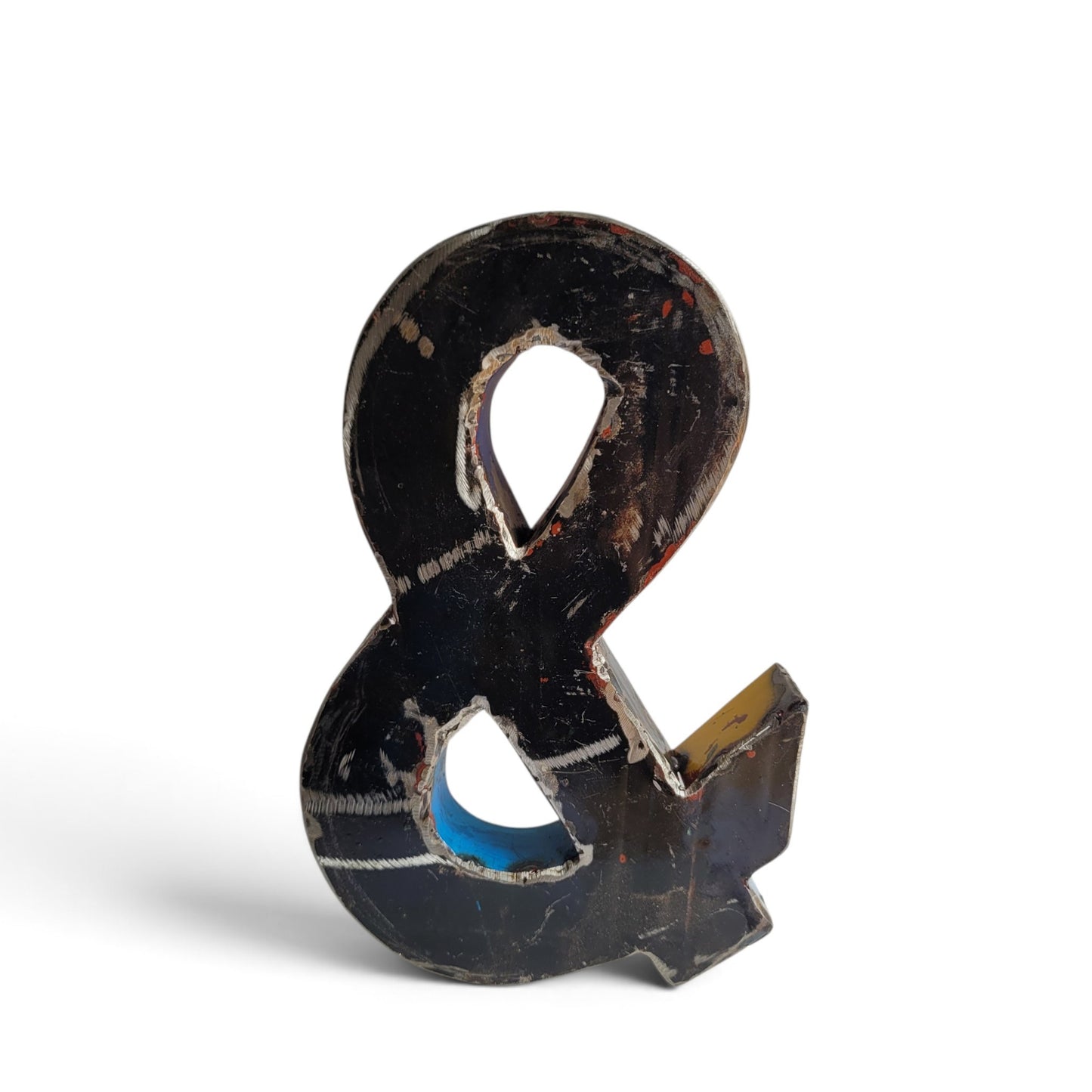 Sonderzeichen "&" Ampersand aus recycelten Ölfässern | 23 oder 50 cm | verschiedene Farben