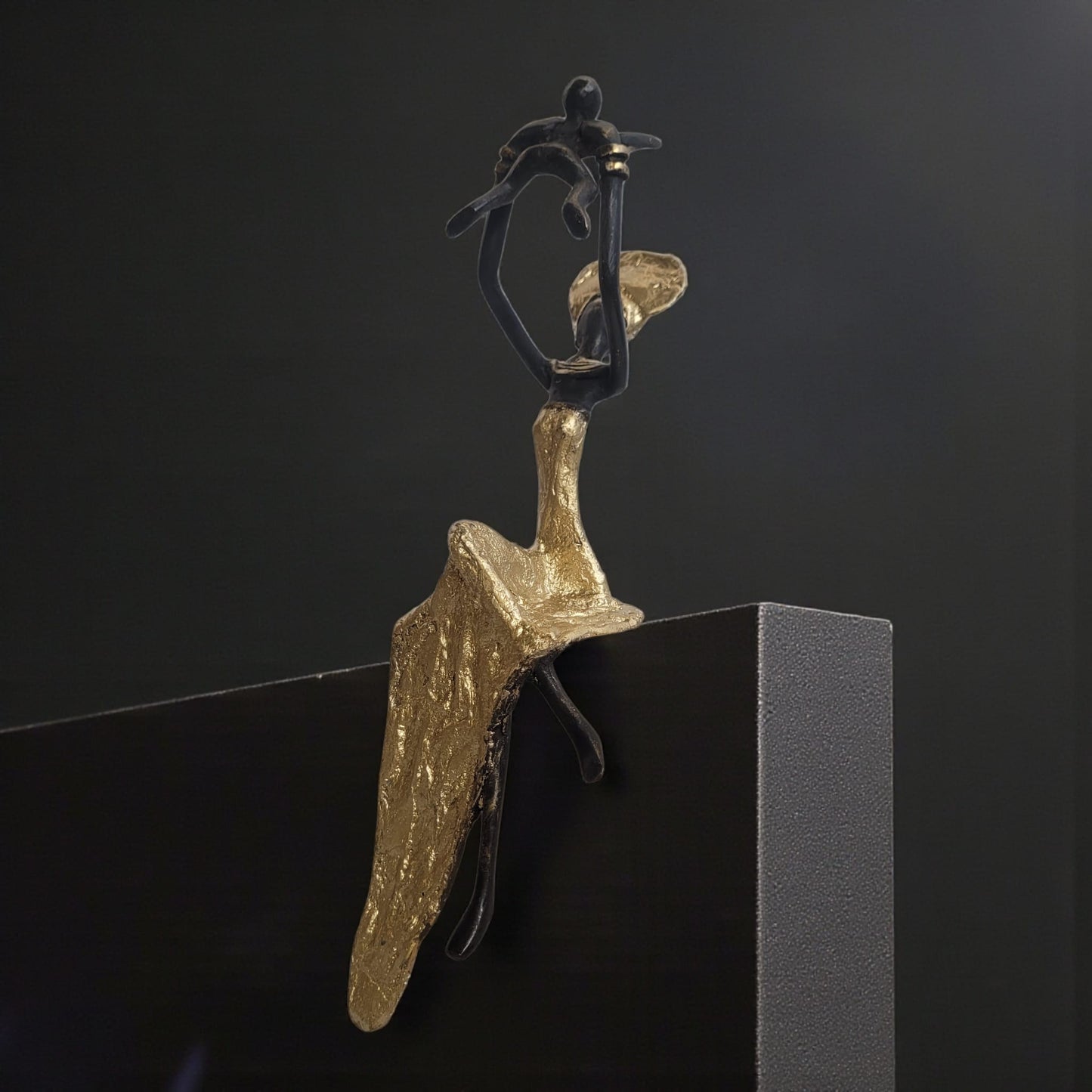 Sculpture en bronze "Bébé volant" de Karim Sana | 15 cm | Couleurs différentes