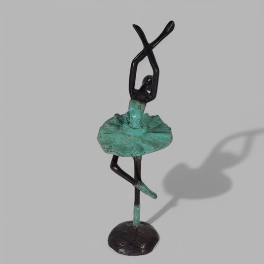 Sculpture en bronze "Danseuse de ballet" by Zacharia | 27cm | Pièces uniques