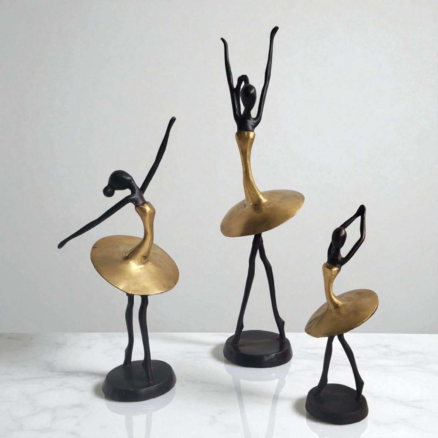 Danseuse de ballet Noir & Or | Ballerina | Unikate by Karim Sana