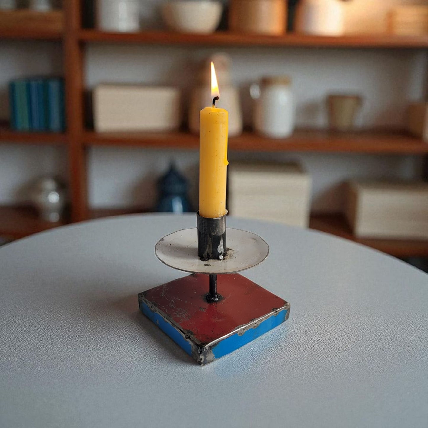 Candle holder made from recycled oil drums Upcycling | various colors