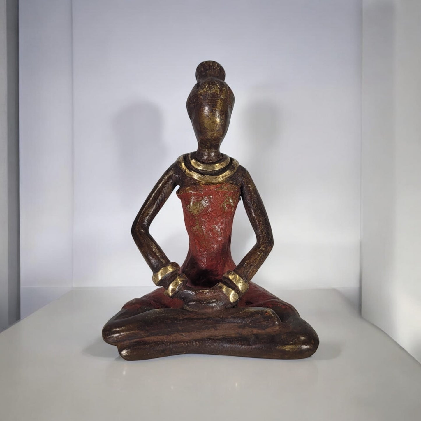 Bronze-Skulptur Yoga "Inda" | by Derme | verschiedene Farben