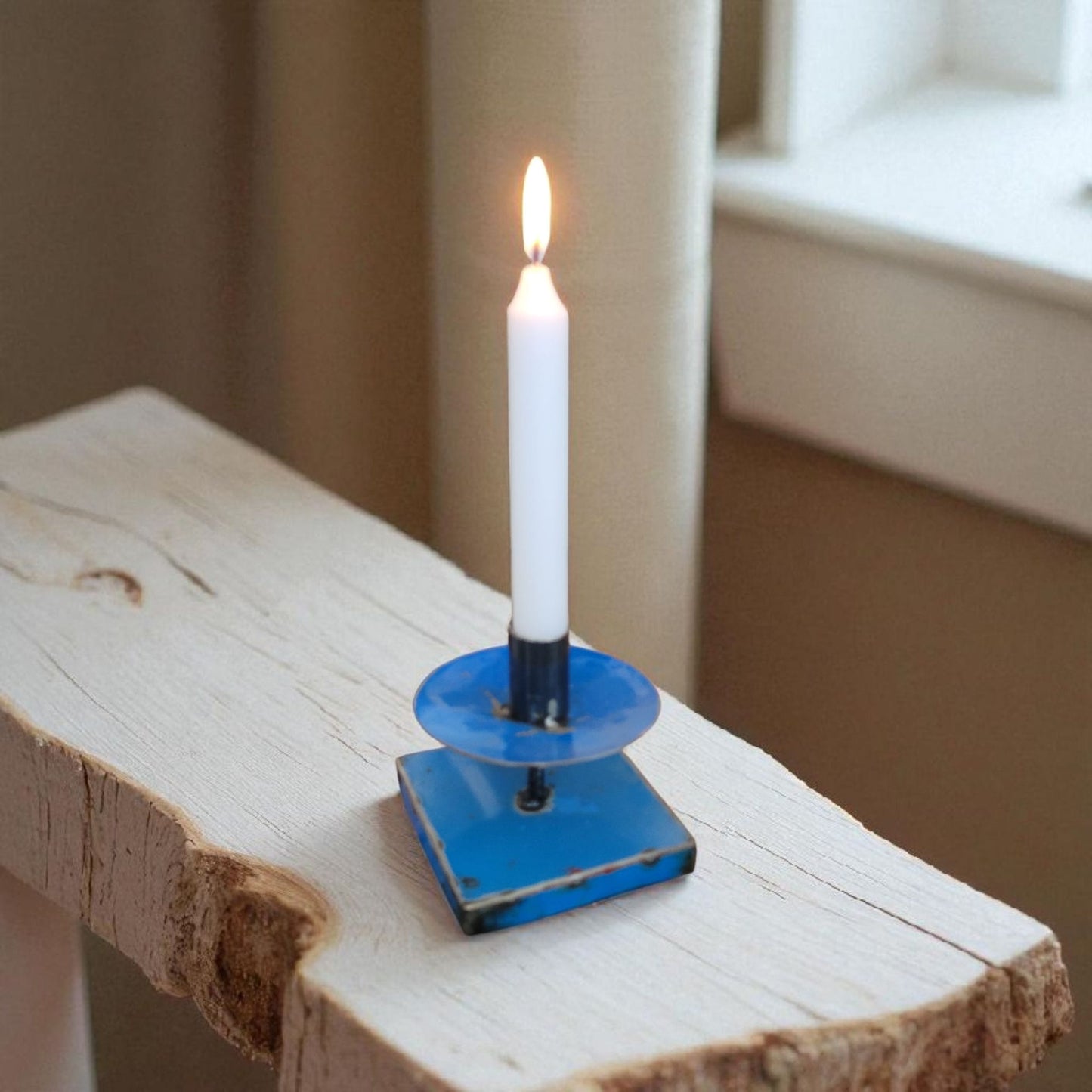Candle holder made from recycled oil drums Upcycling | various colors