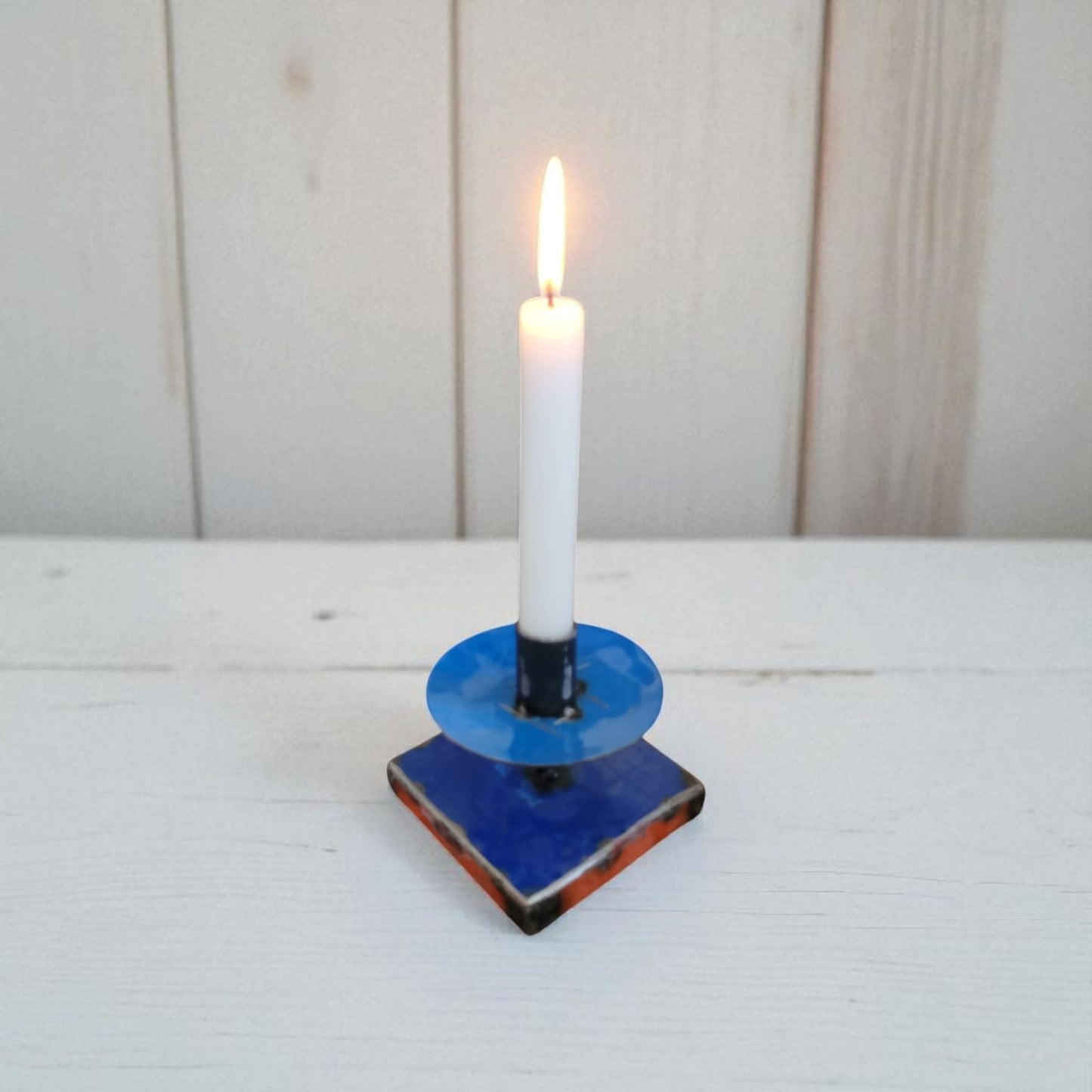 Candle holder made from recycled oil drums Upcycling | various colors