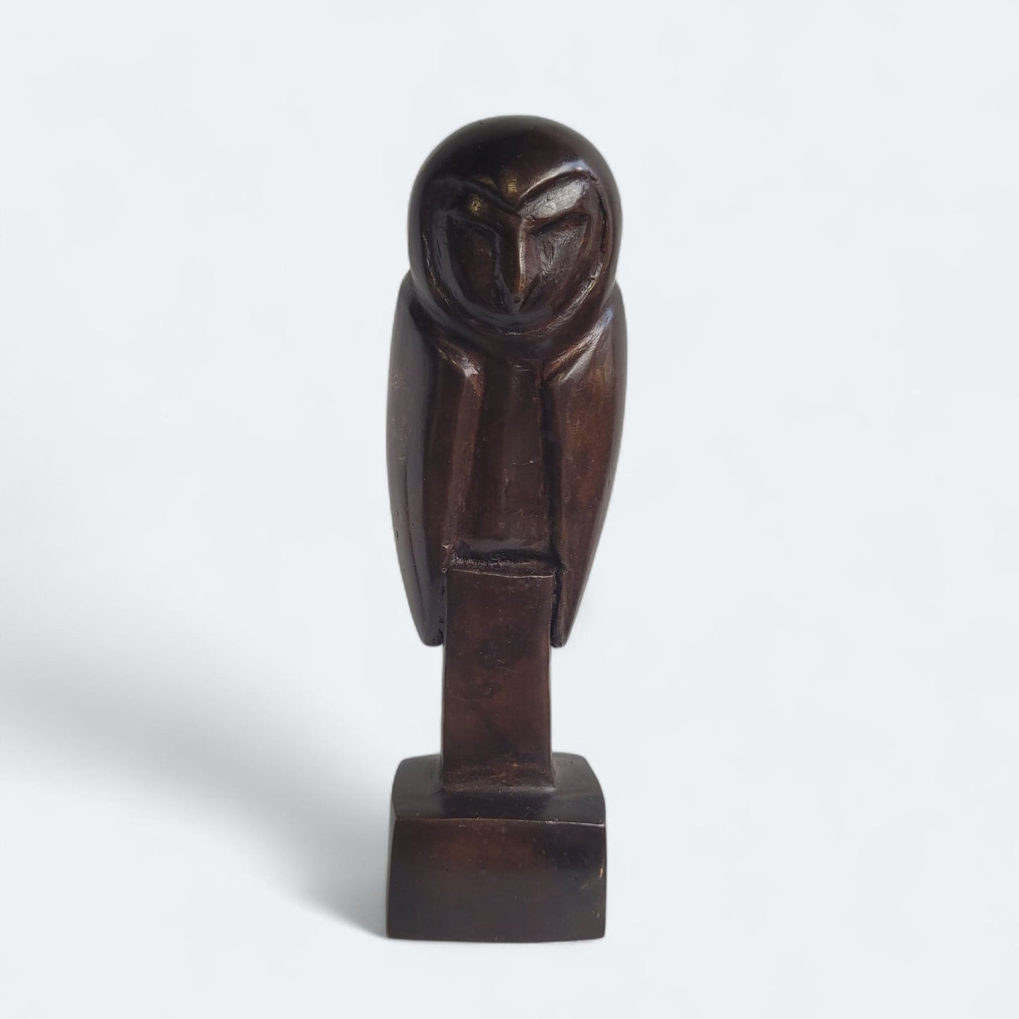 Kleine Eule auf Podest | Unikate aus Bronze | by Dermé (2025)