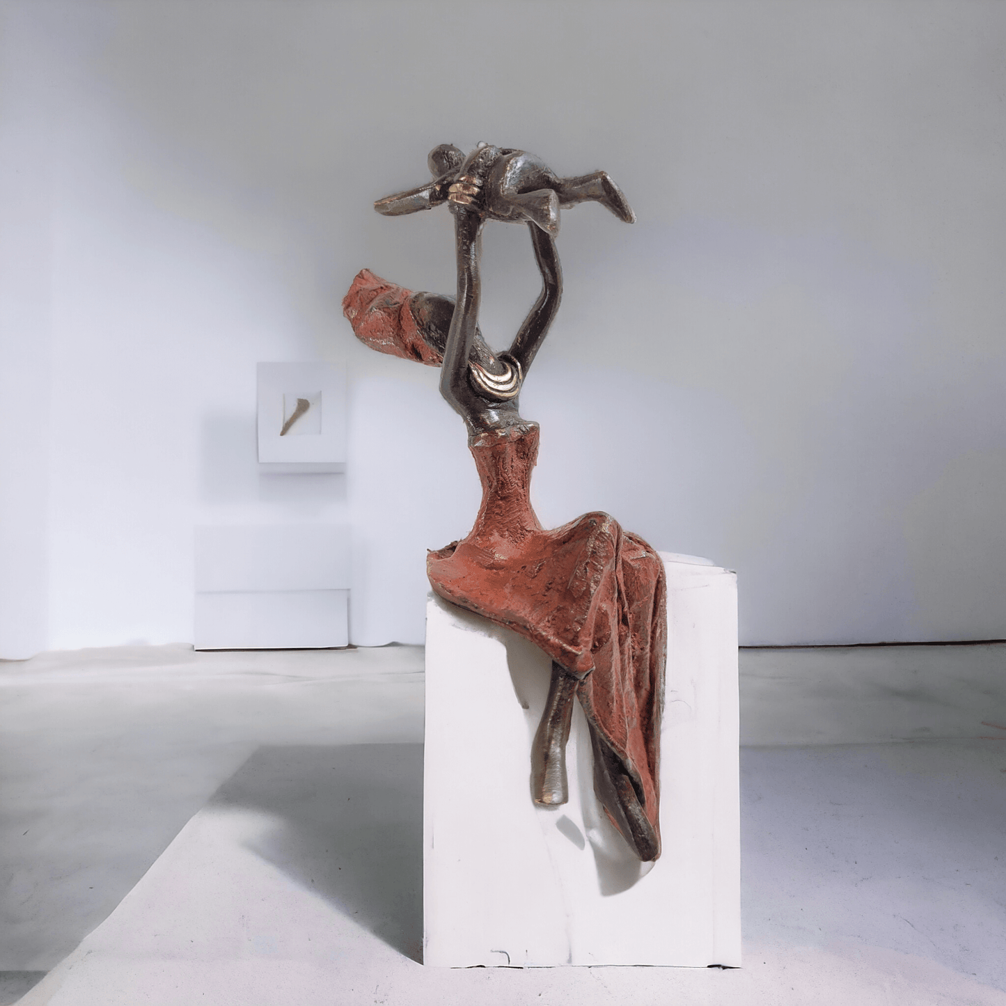 Bronze-Skulptur "Flying Baby" by Karim Sana | 15 cm | verschiedene Farben