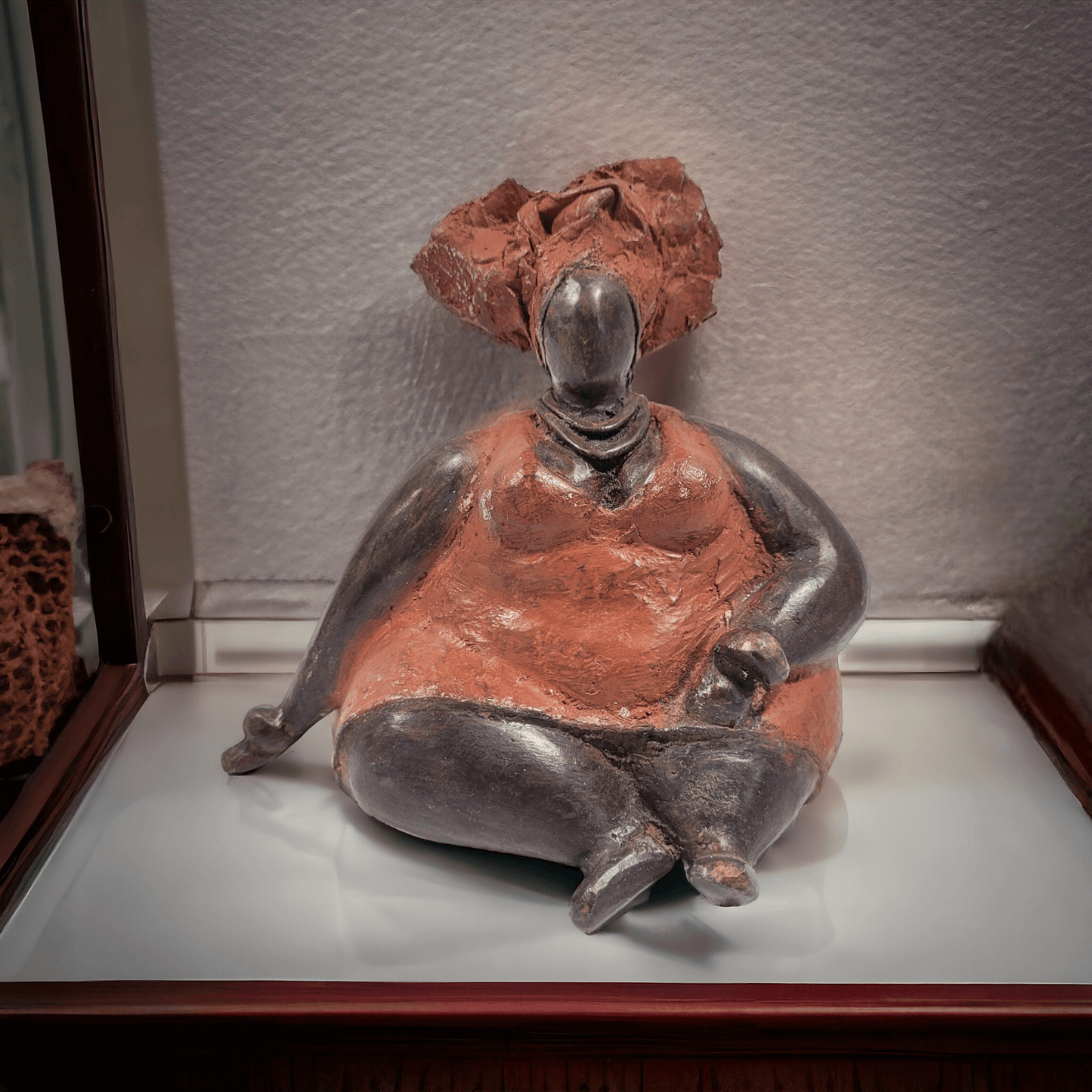 Bronze-Skulptur "Bobaraba Ida" by Hamidou | 16cm 1kg