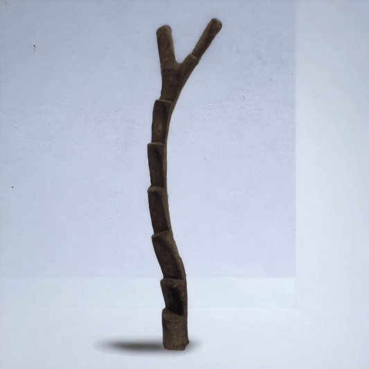 Antike Holzleiter (Dogon-Volk), échelle Dogon, Mali, ca. 1970
