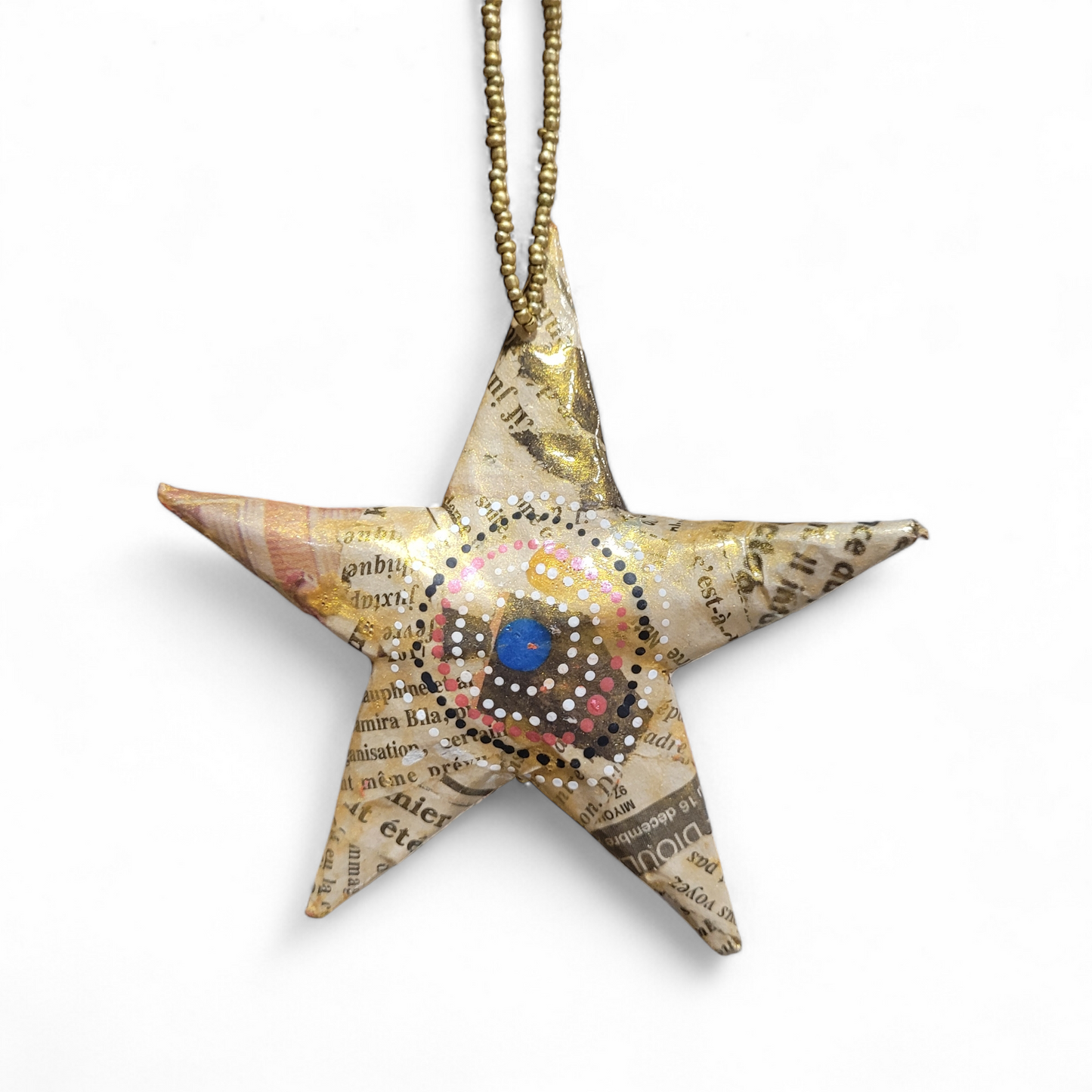 Paper mache stars made from recycled paper | Handmade &amp; Fair