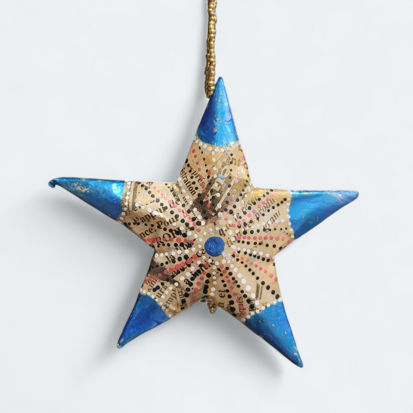 Paper mache stars made from recycled paper | Handmade &amp; Fair