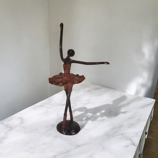 Bronze sculpture "Danseuse de ballet" by Zacharia | 27cm | Unique