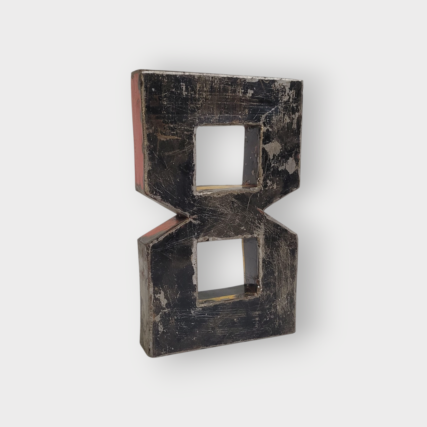 Number "8" made from recycled oil drums | 22 or 50 cm | various colors