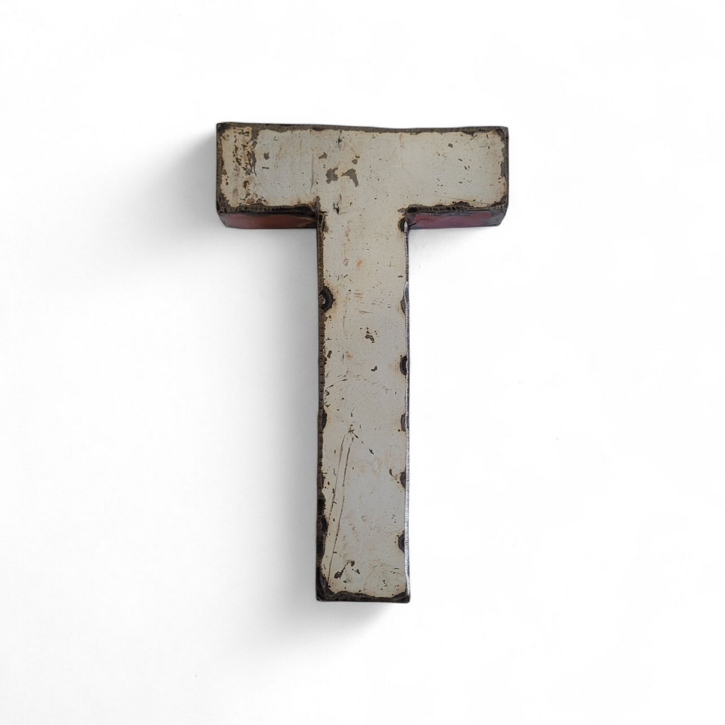 Letter "T" made from recycled oil drums | 22 or 50 cm | various colours