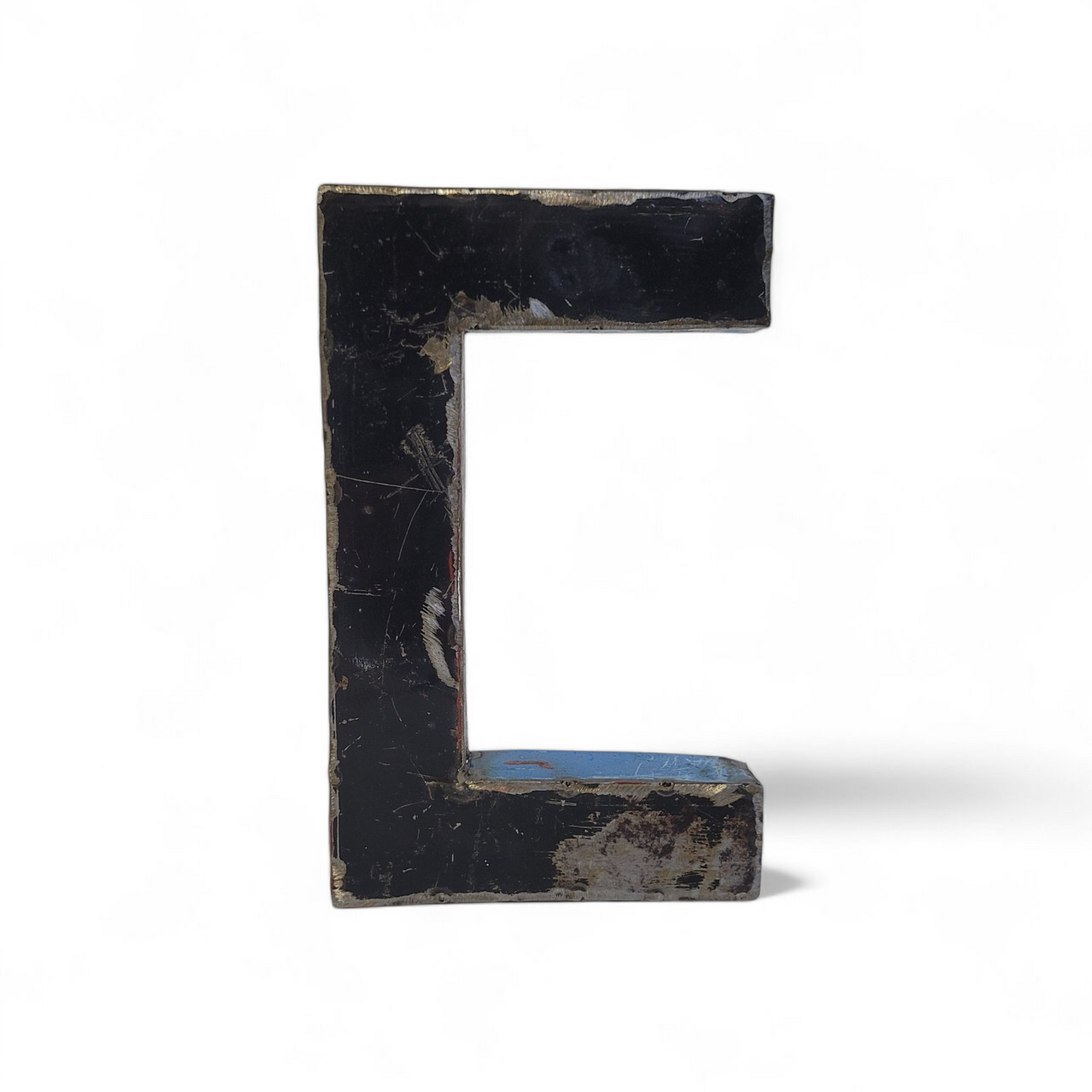 Letter "C" made from recycled oil drums | 22 or 50 cm | various colours