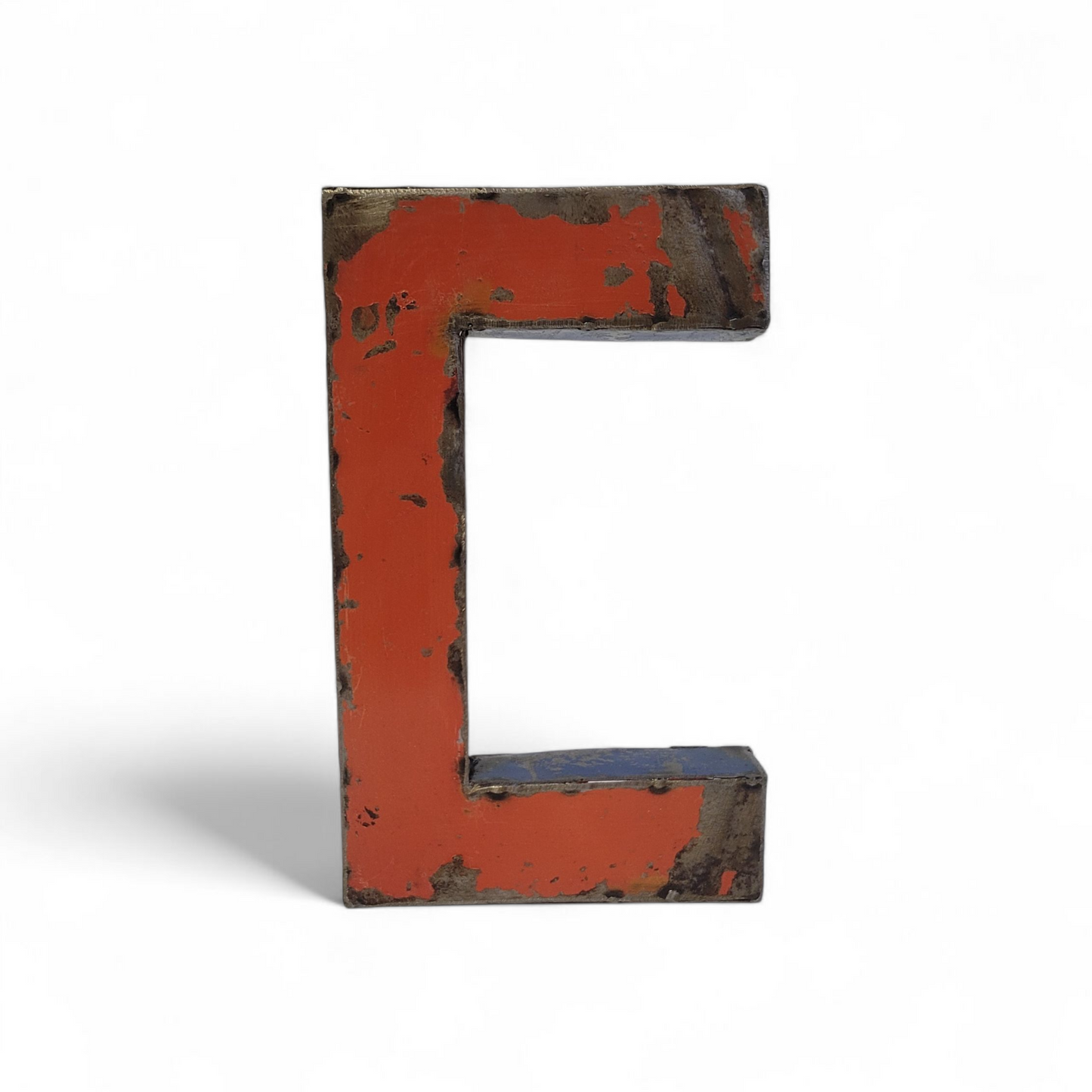 Letter "C" made from recycled oil drums | 22 or 50 cm | various colours