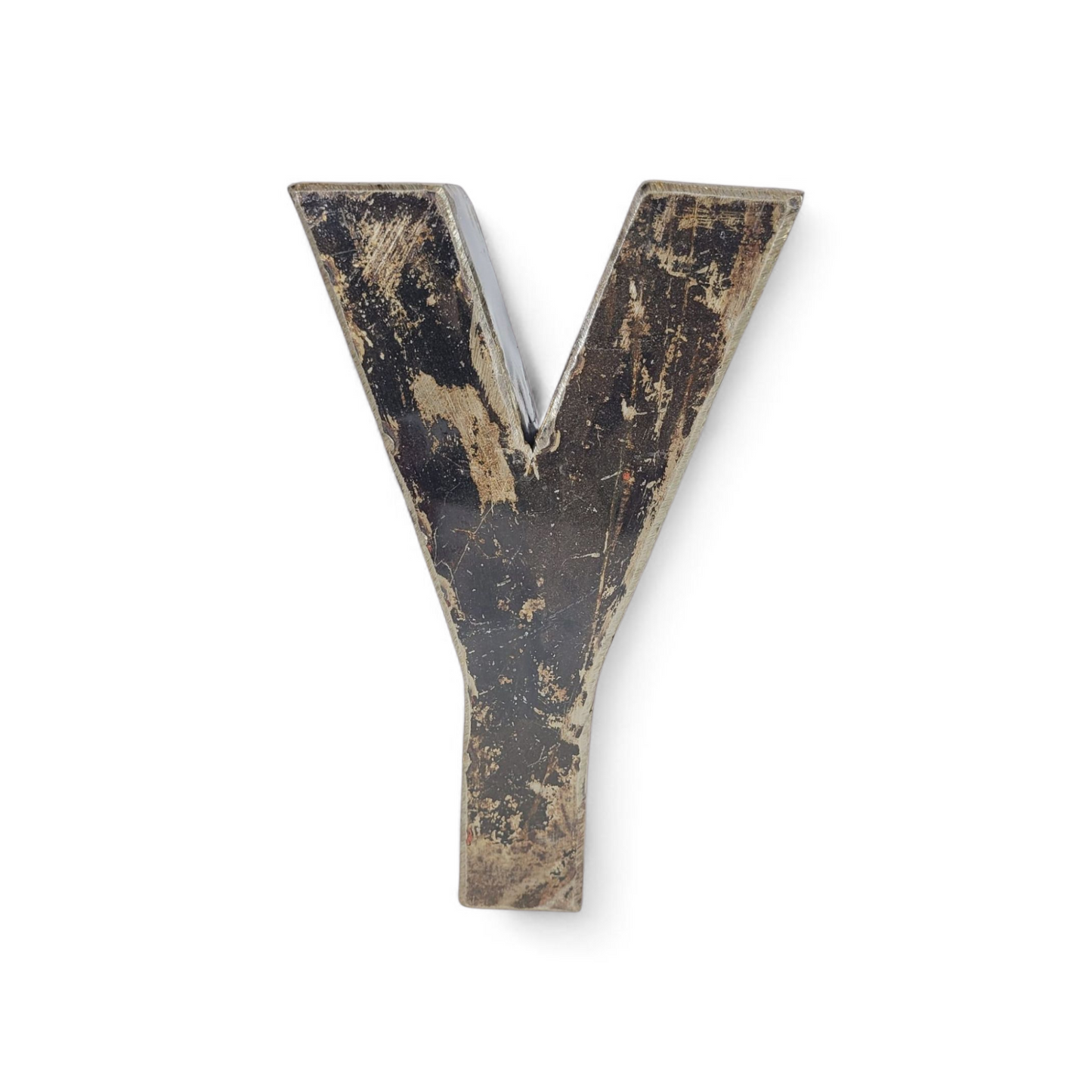 Buchstabe "Y" aus recycelten Ölfässern | 22 oder 50 cm | verschiedene Farben