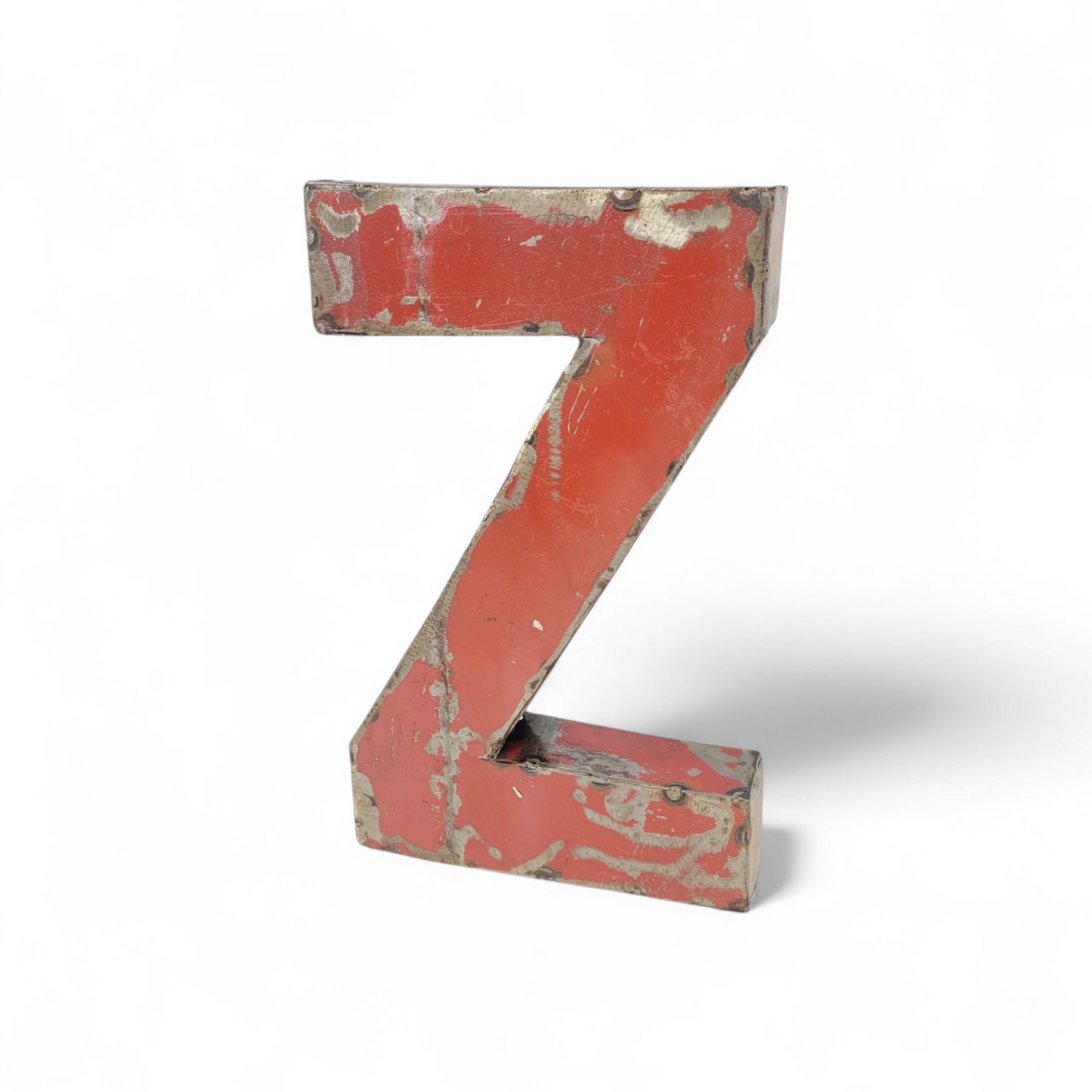 Letter "Z" made from recycled oil drums | 22 or 50 cm | various colours