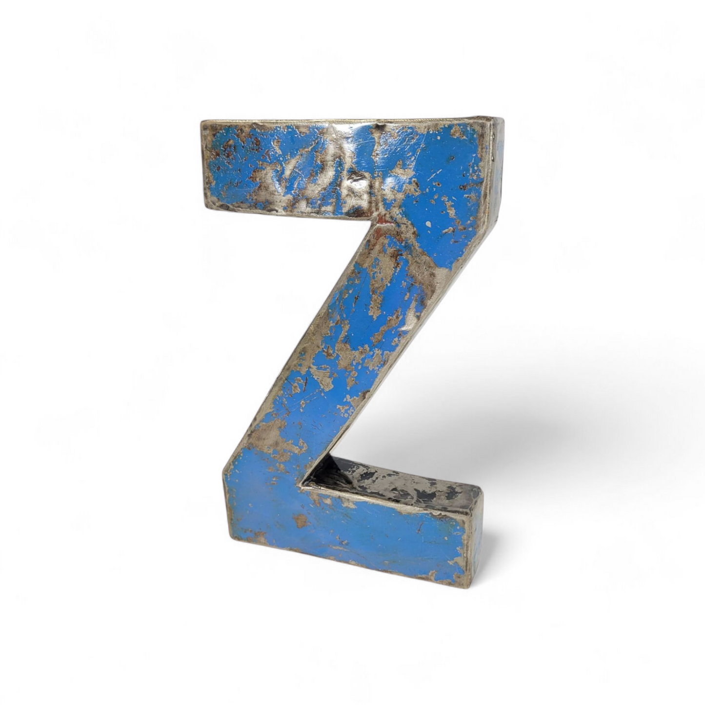 Letter "Z" made from recycled oil drums | 22 or 50 cm | various colours