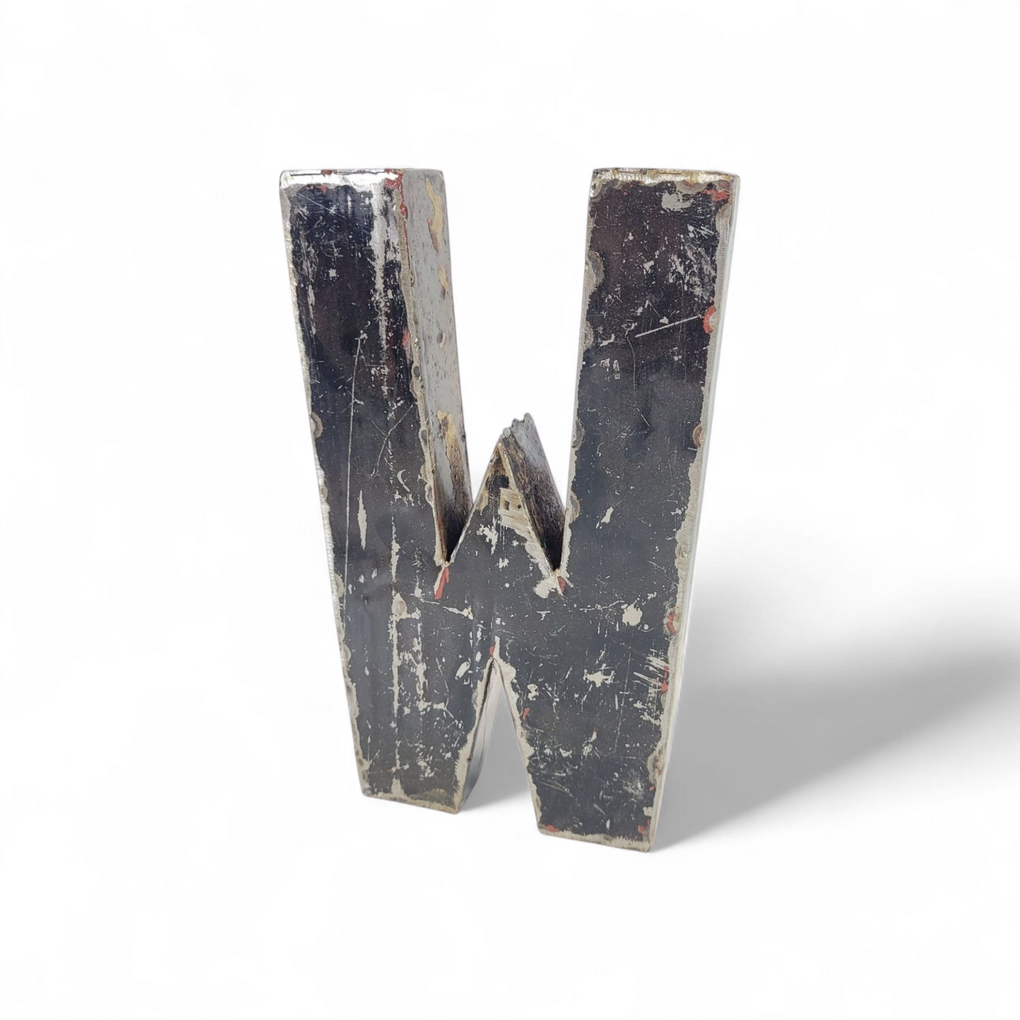 Letter "W" made from recycled oil drums | 22 or 50 cm | various colours