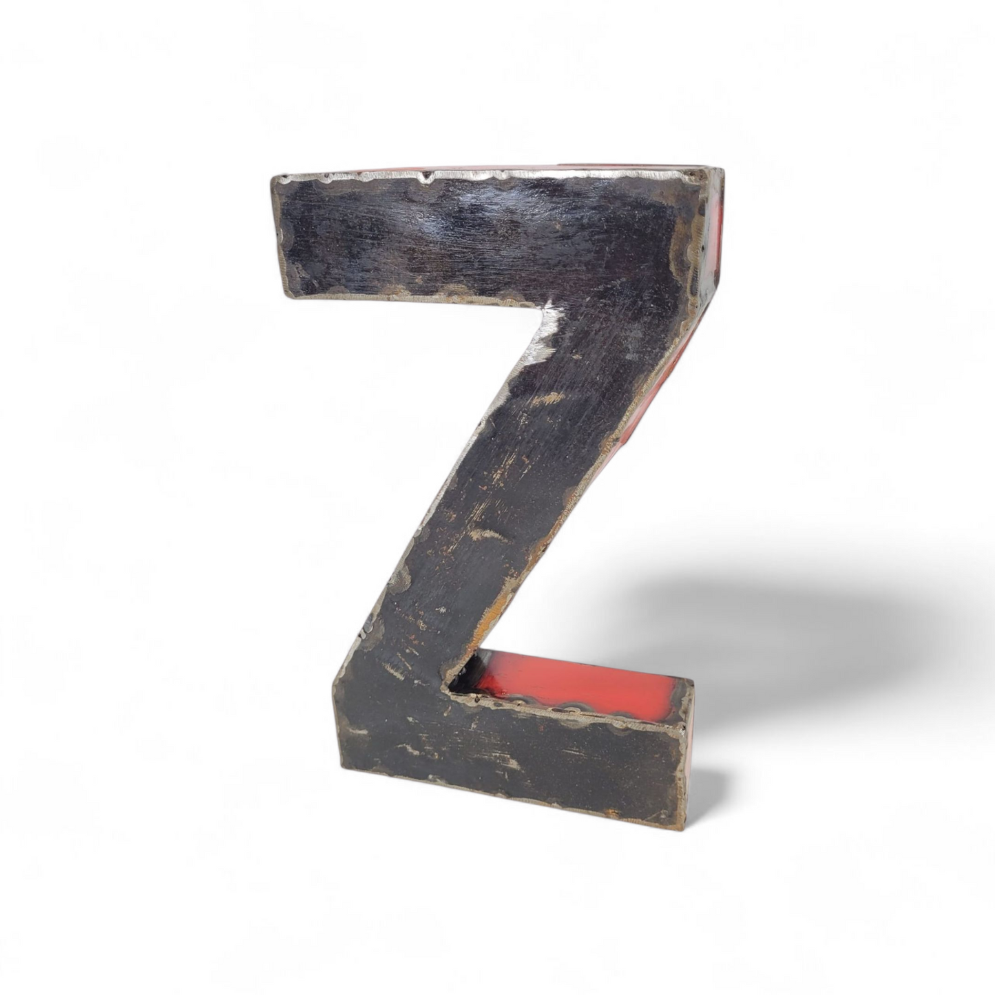 Letter "Z" made from recycled oil drums | 22 or 50 cm | various colours
